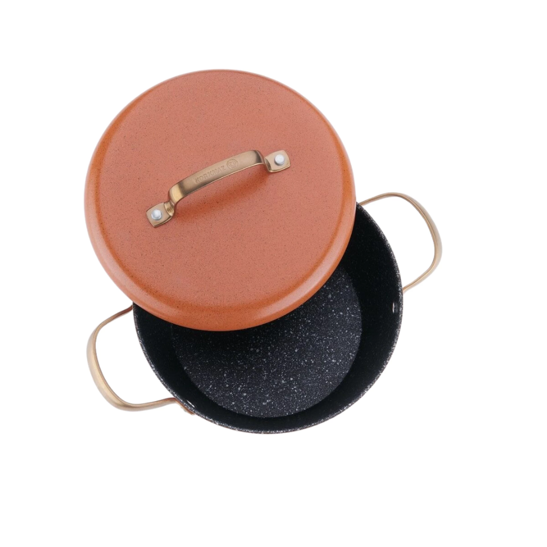 KORKMAZ set posuđa-1 A2607 vintage-brown