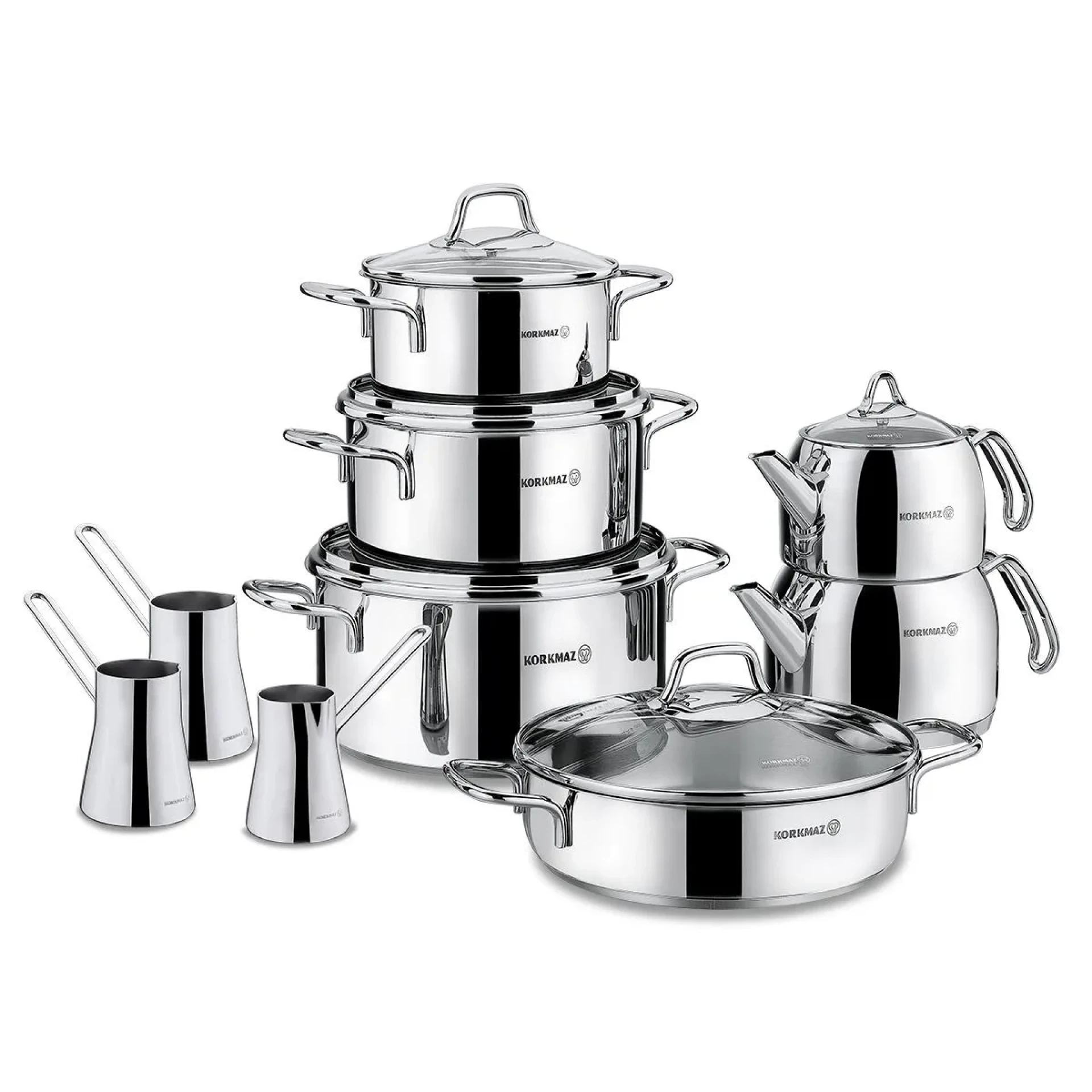 KORKMAZ set šerpi PERLA A1606-1 14/1 76624