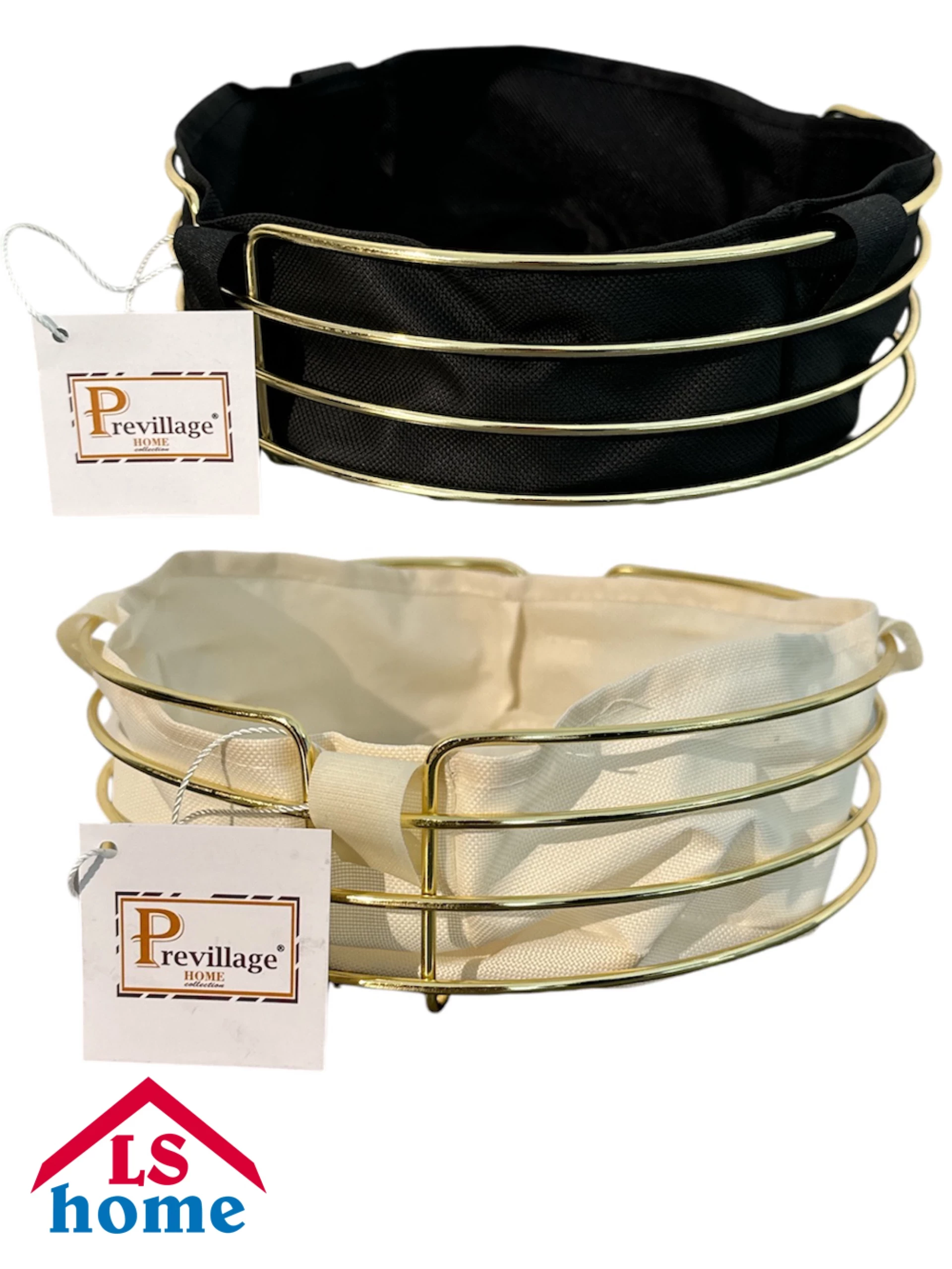 KORPICA za kruh 20,5x20x7cm/okrugla/gold Y5275 Previllage 16# K50