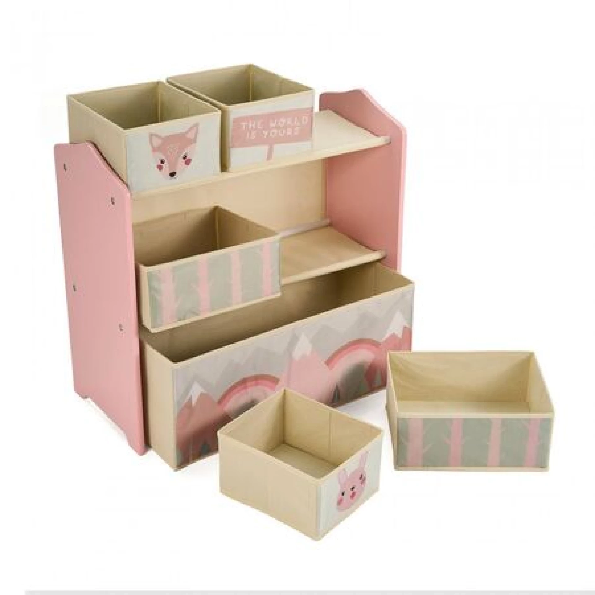 Kutija za odlaganje igračaka UGMBD06-PKF PINK