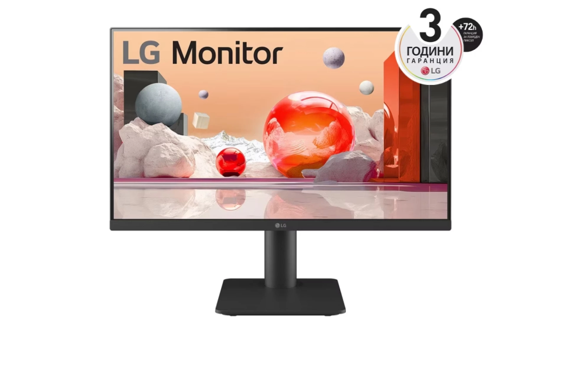 LG 27'' 27MS550-B FHD 100HzIPS, 5ms, 250cd, 2xHDMIVESA 75x75, Tilt, Height