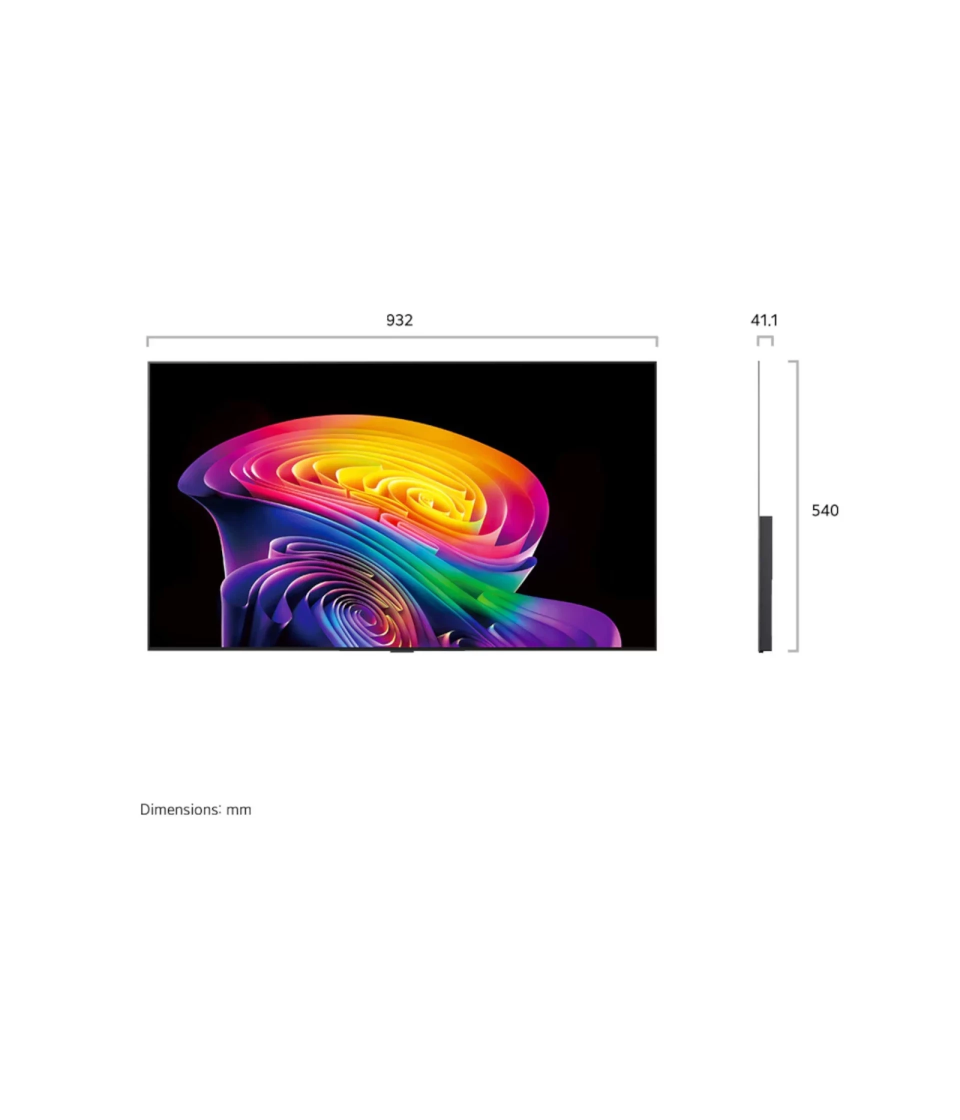 LG TV OLED OLED42C61LA