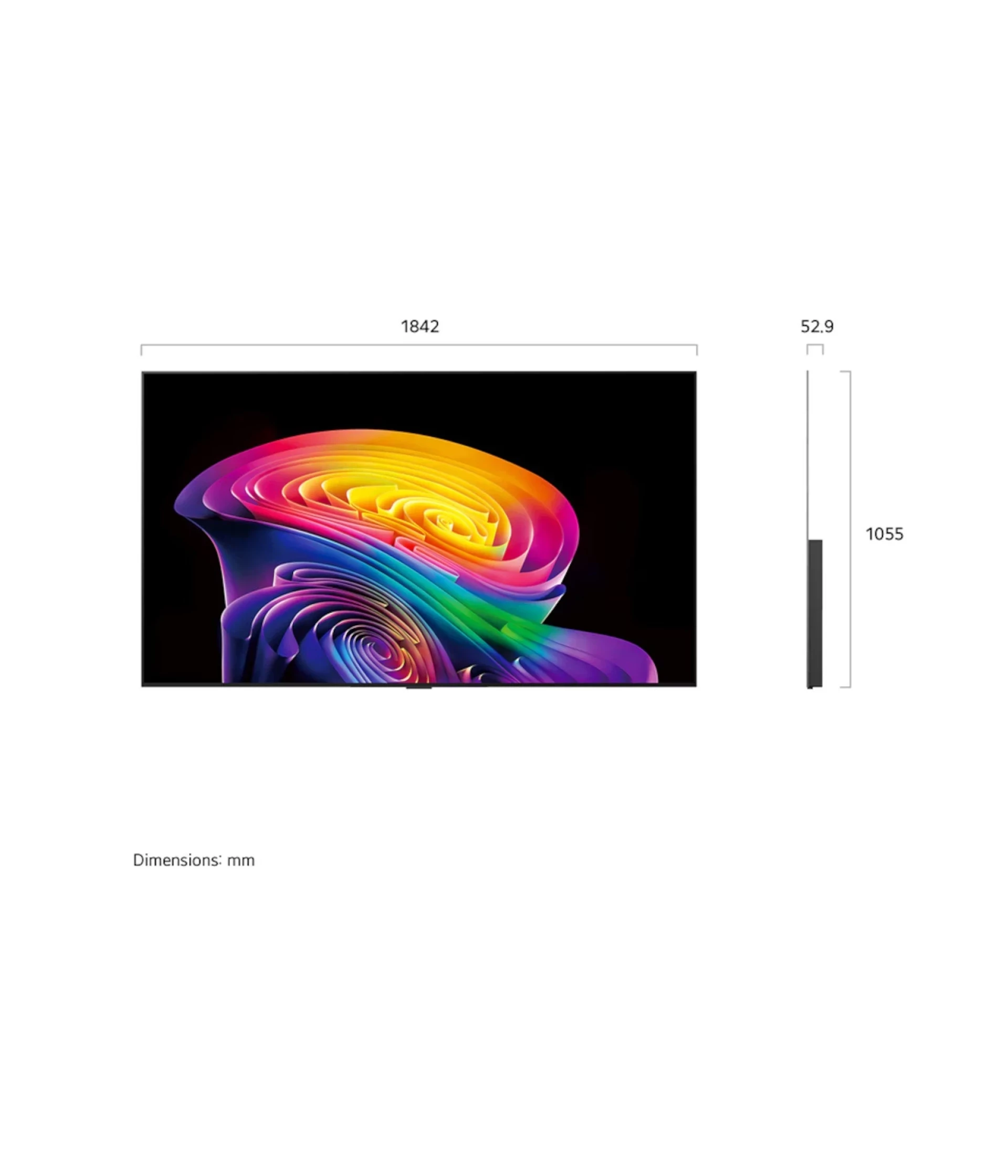 LG TV OLED OLED83C61LA