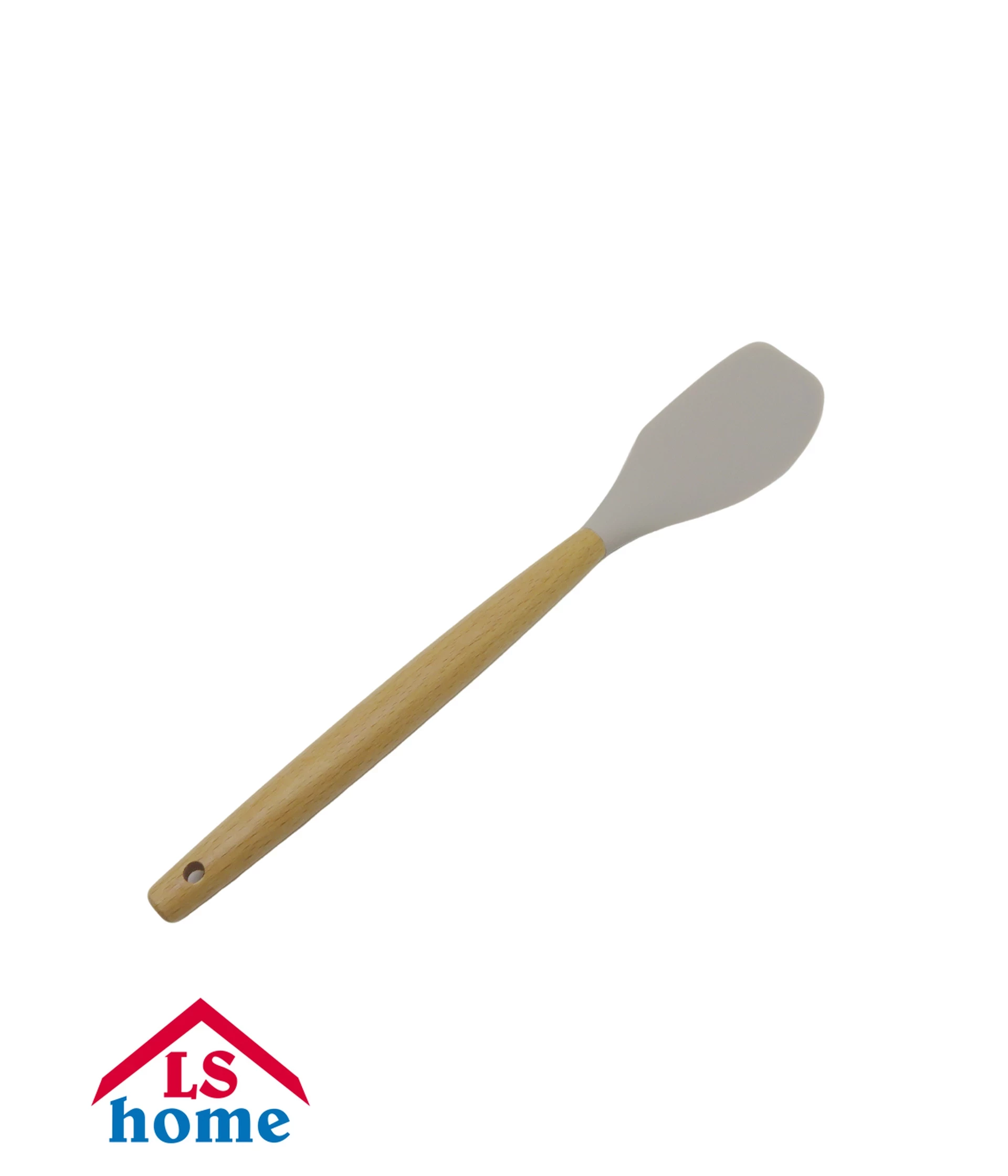 LOPATICA 30,5x5cm silikonska s drvenom drškom XH2524 24/96# K50