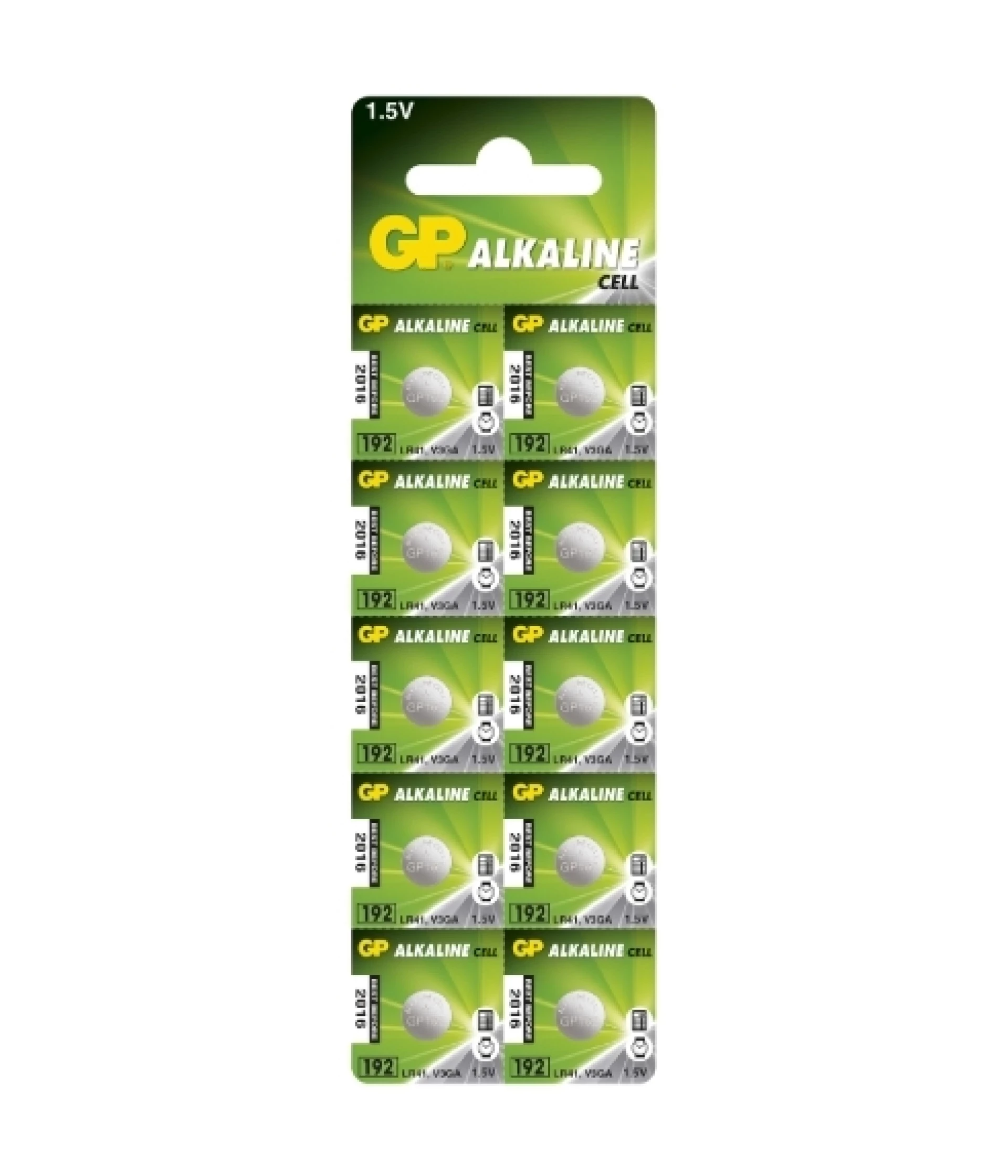 LR41 (192) Alkalna Baterija | Pakiranje 10 kom | GP