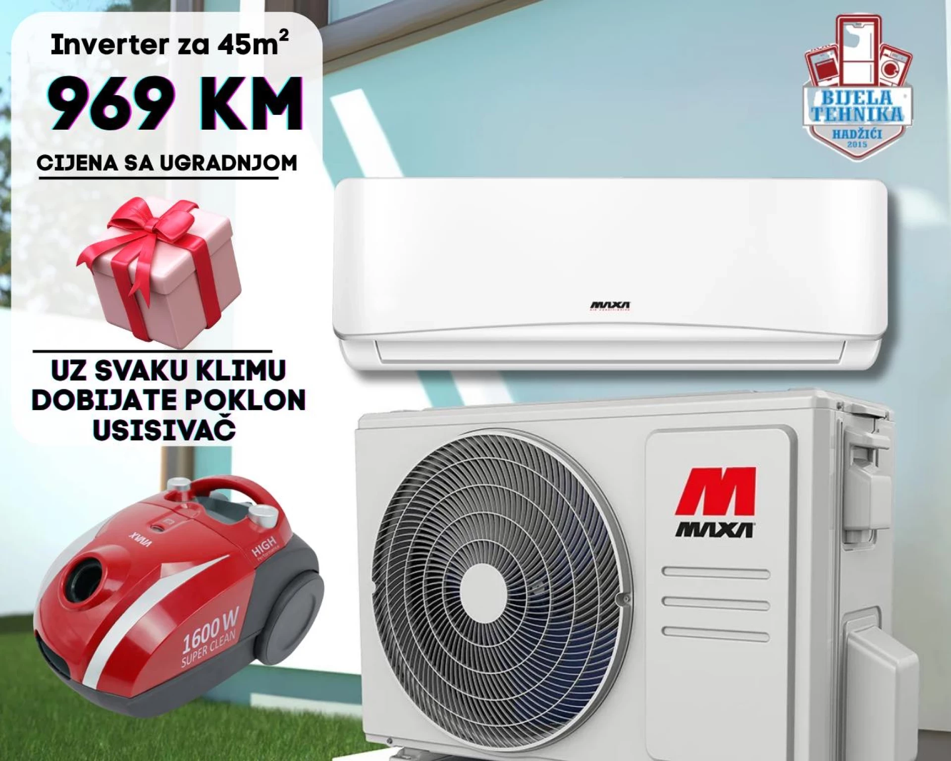 MAXA klima LDL35R3 LYS DC inverter  12ka