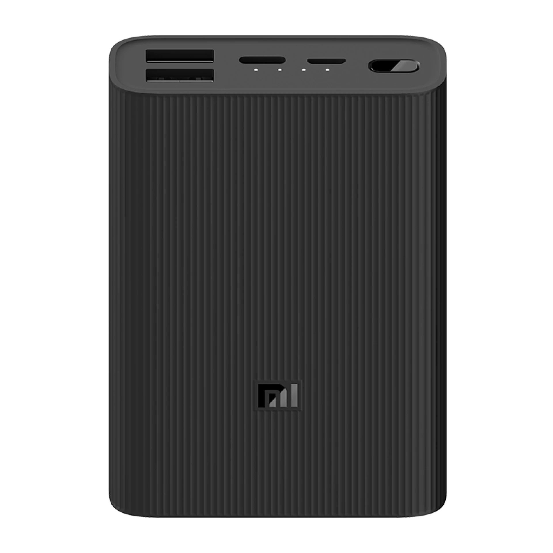 Mi powerbank 3,10000mAh,Ultra compact,2 x USB-A, 1 x USB-C, 1 x Micro USB