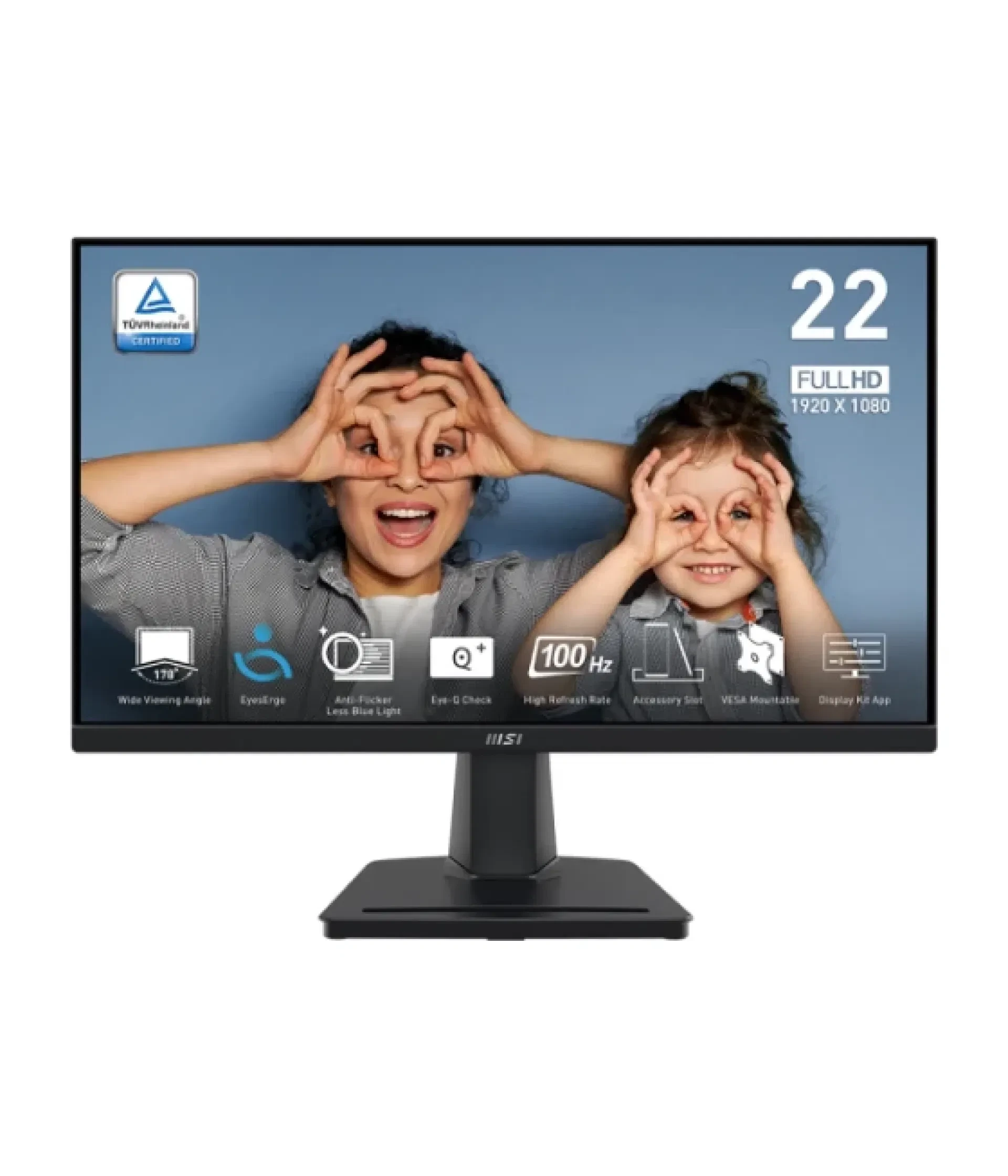 Monitor 22¨MSI PRO MP225V FHD VA 100Hz