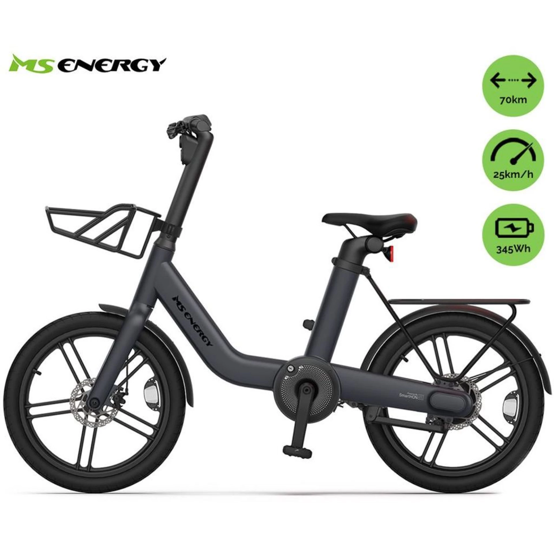 MS ENERGY eBike c20 Grey