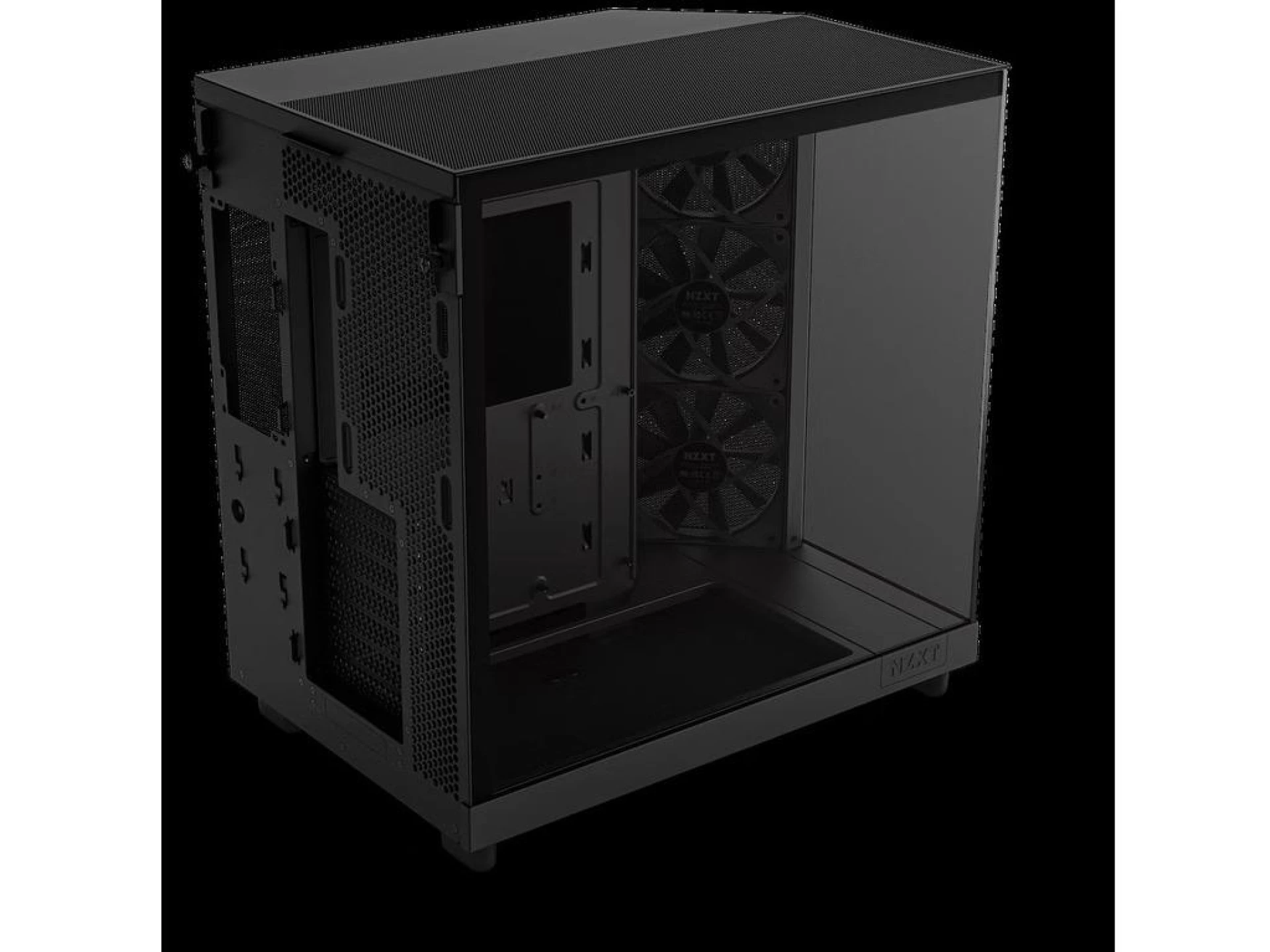 NZXT CASE H6 FLOW BLACK mini-ITX, Micro-ATX, ATX, Mid-tower, 3x fan