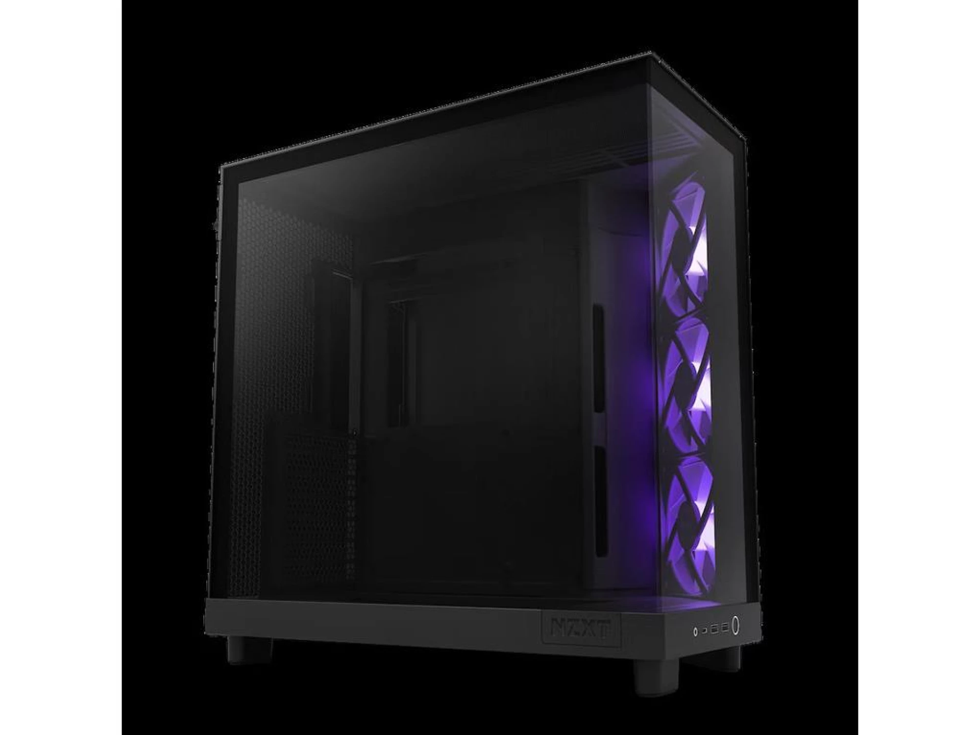 NZXT CASE H6 FLOW BLACK RGB mini-ITX, Micro-ATX, ATX, Mid-tower, 3x  RGB fan