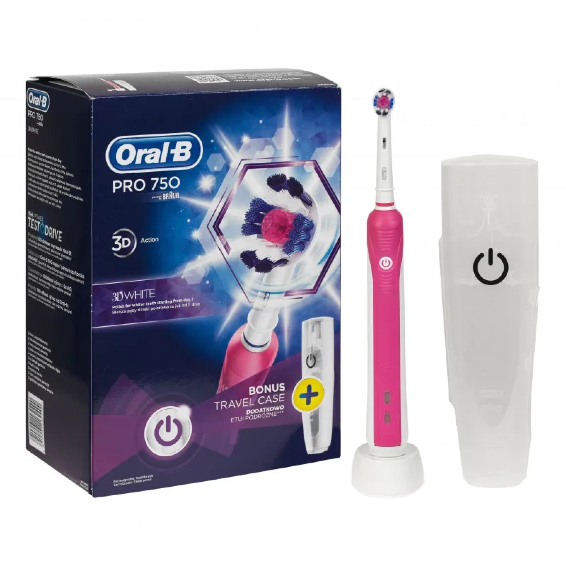 ORAL B četkica za zube Pro750 pink