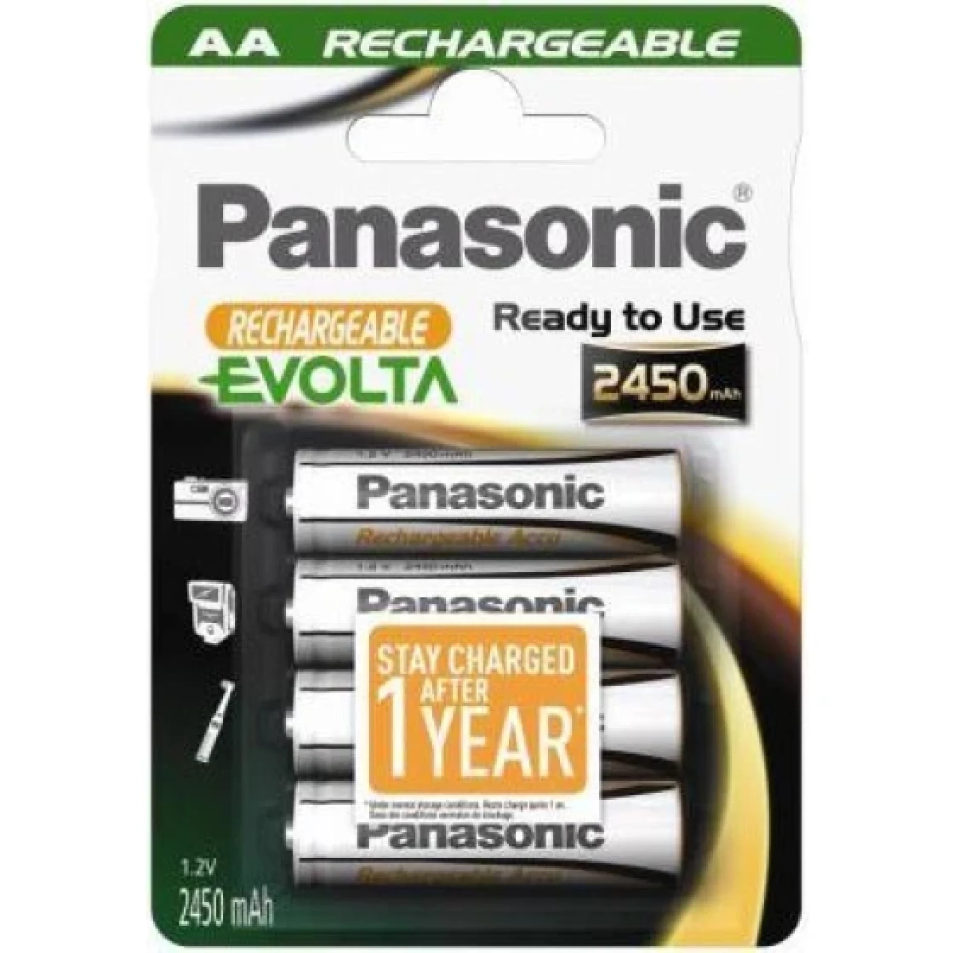 PANASONIC baterije 2450mAh punjive HHR-3XXE/4BP