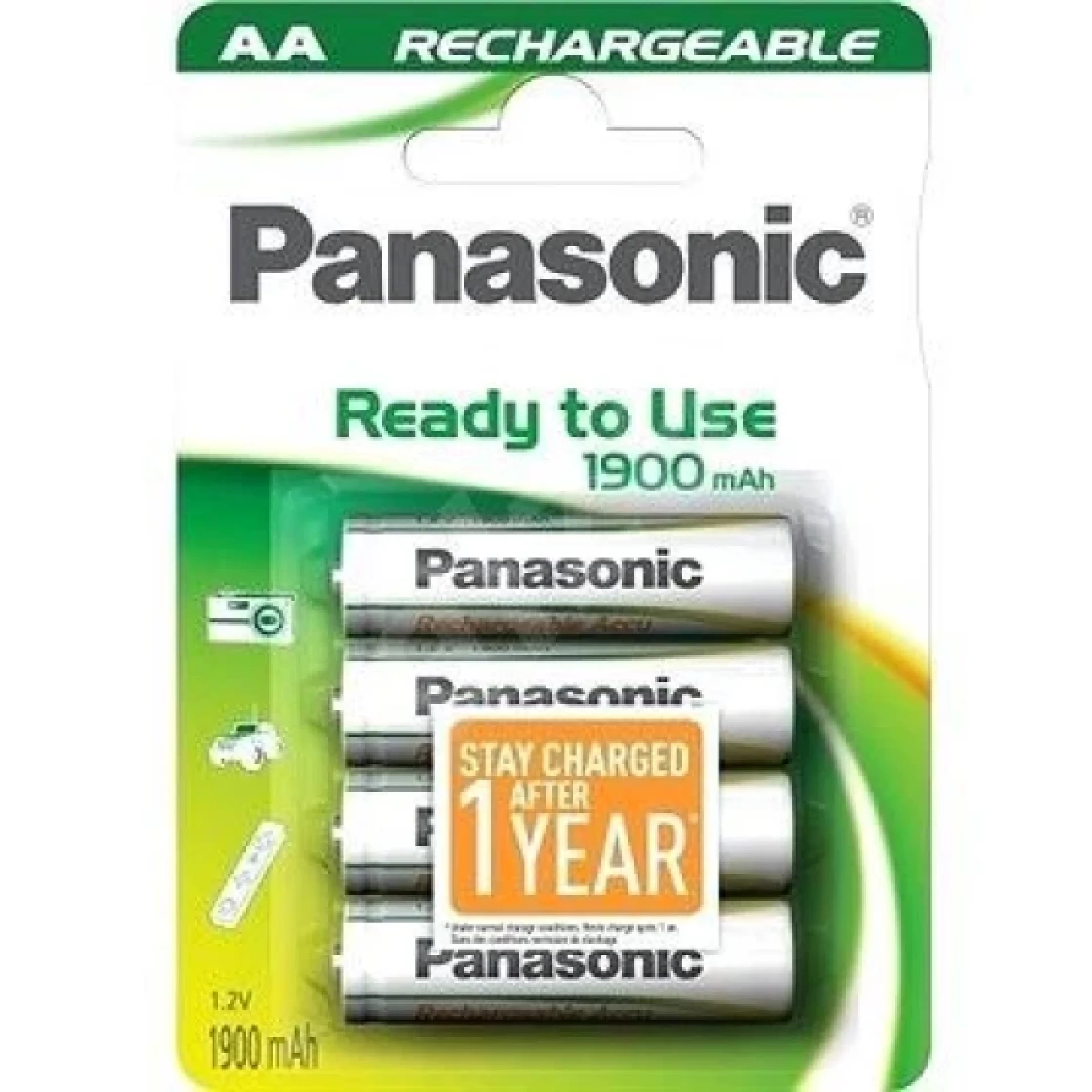 PANASONIC baterije HHR-3MVE/4BP, 1900mAh, punj. Ready to use