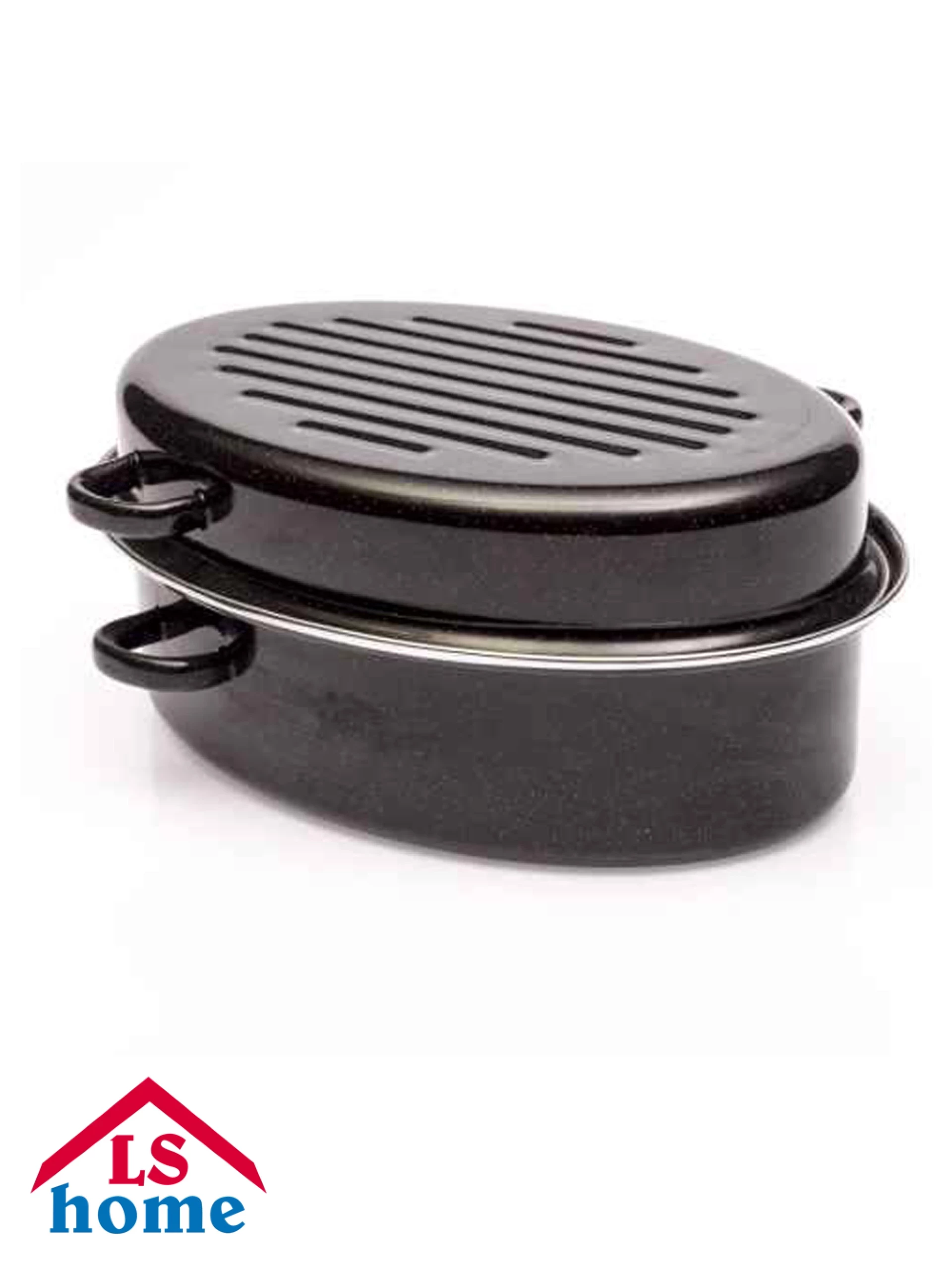 PEKAČ 32cm CRNI/emajl/s obodom EA 7320 Previllage 4# T50