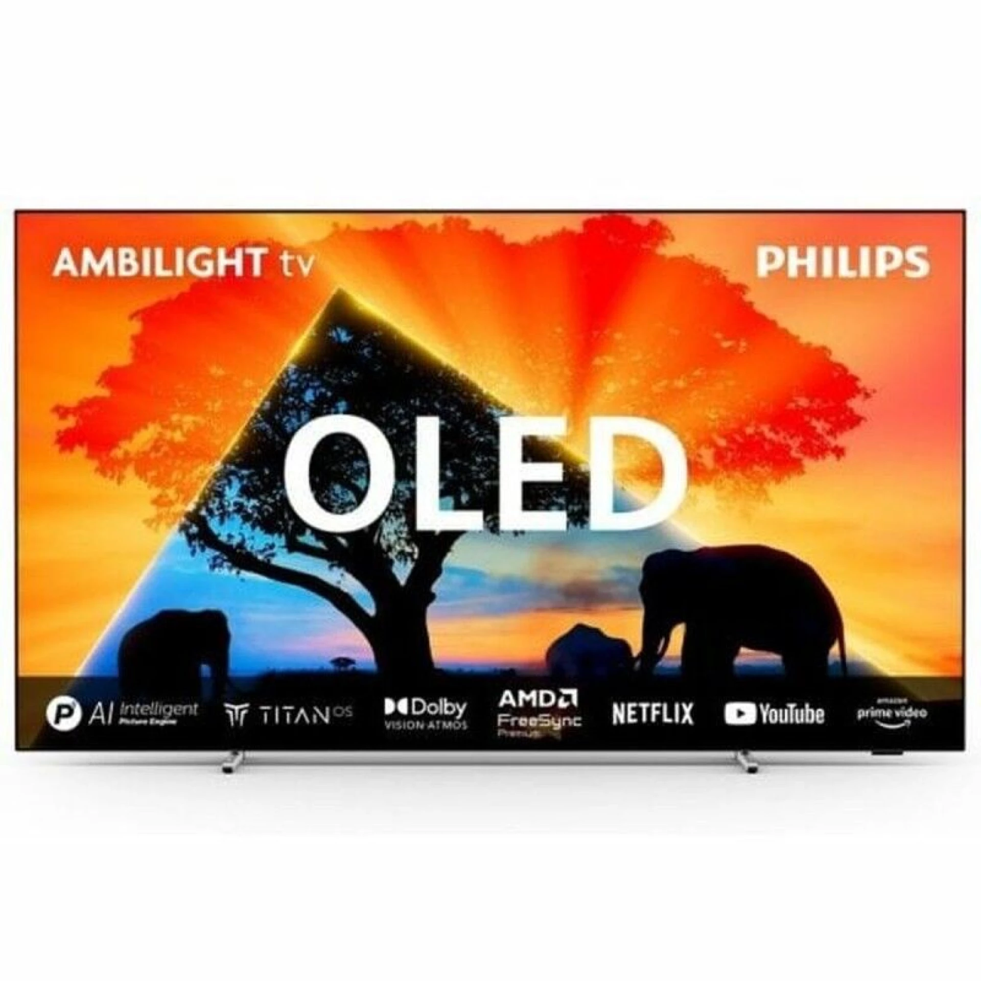 Philips 65''OLED769 4K TitanAmbilight s 3 strane; 2.1 HDMI; P5 AI perfect; panel 120 HZ