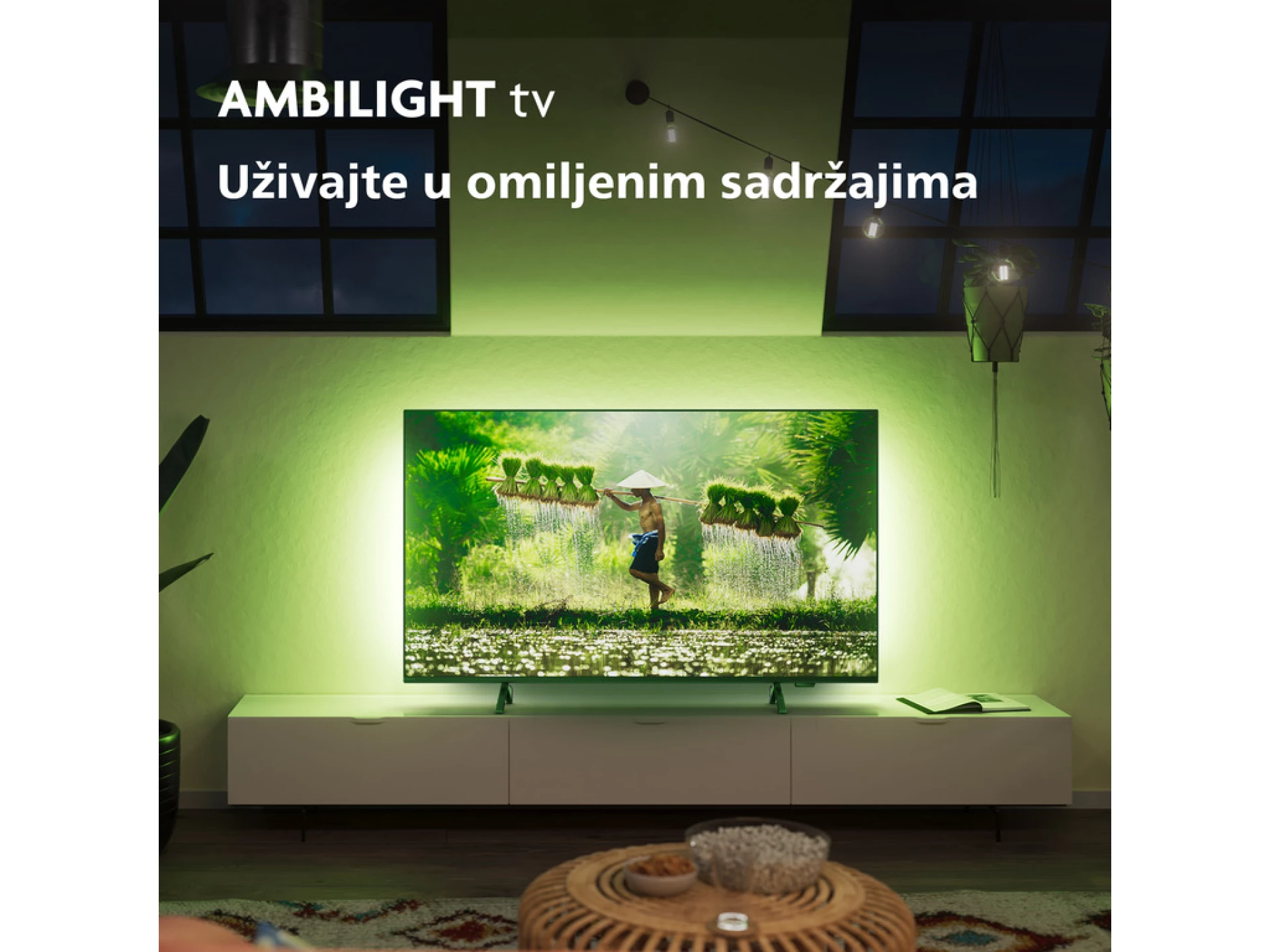 Philips 65"PUS8319 4K Titan TVAmbilight s 3 strane; HDMI 2.1Pixel Precise Ultra HD; Dolby Atmos