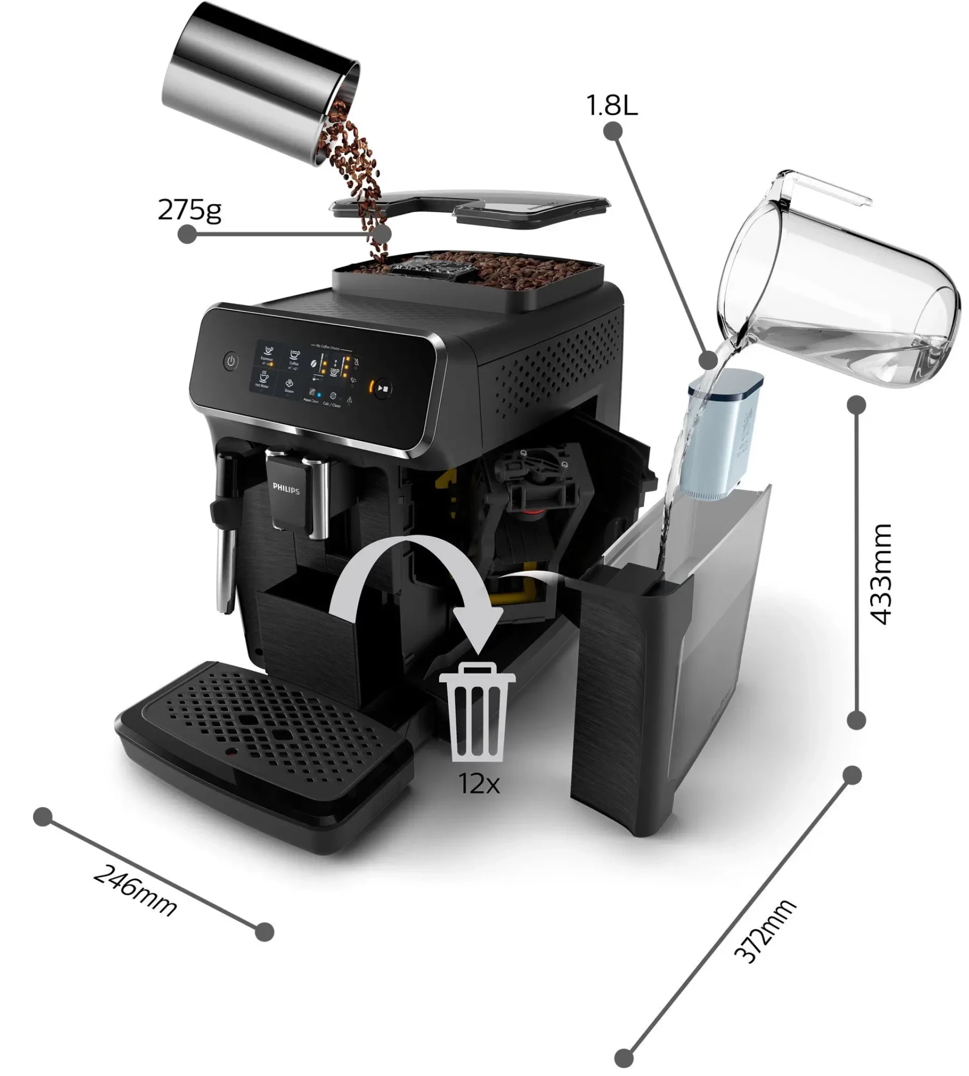PHILIPS kafe aparat EP2220/10