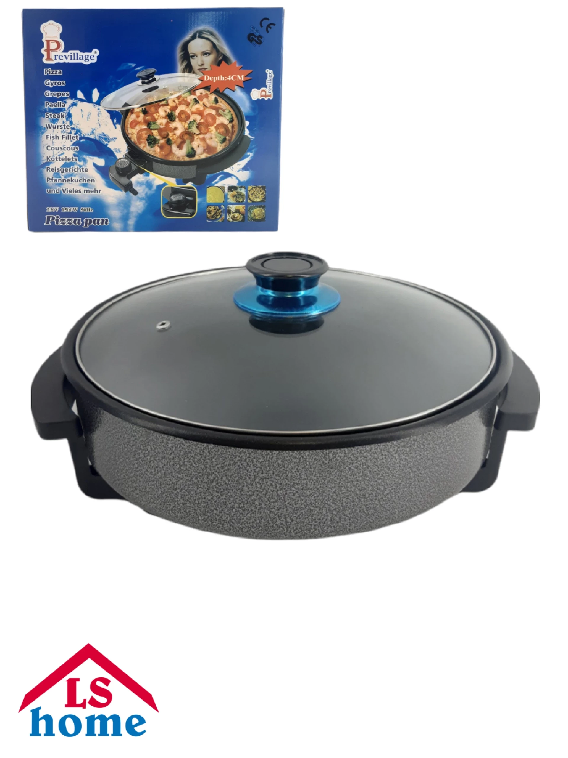 PICOMAT 40cm/7cm/duboki/okrugli/teflon  AD-P40S NON STICK Previllage 4# K50