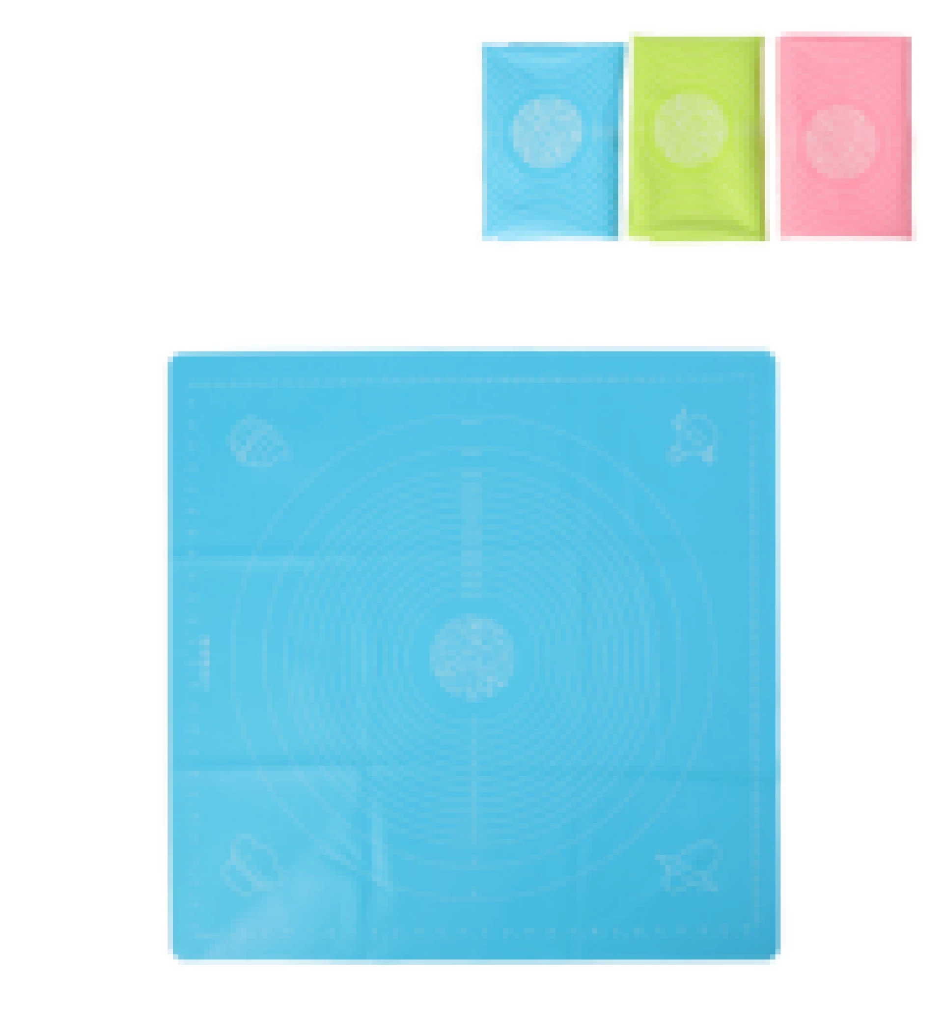 PODLOGA za tijesto 70x70cm silikonska LA24031209 40# K50