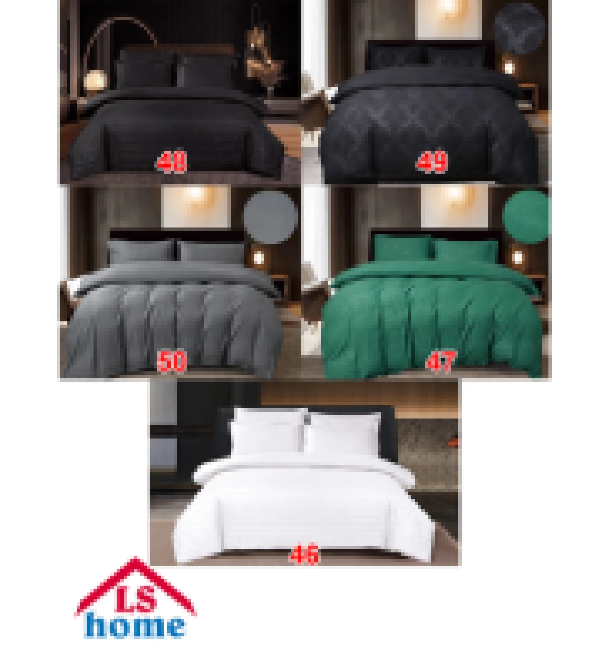 POSTELJINA dvokrevetna (navlaka za jorgan 200x220cm+jastučnica 2x60x80cm) jednob