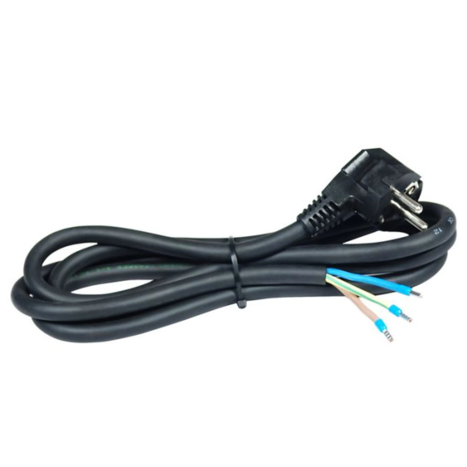 Priključni kabal H05RR-F 1,5m CRNI 0631