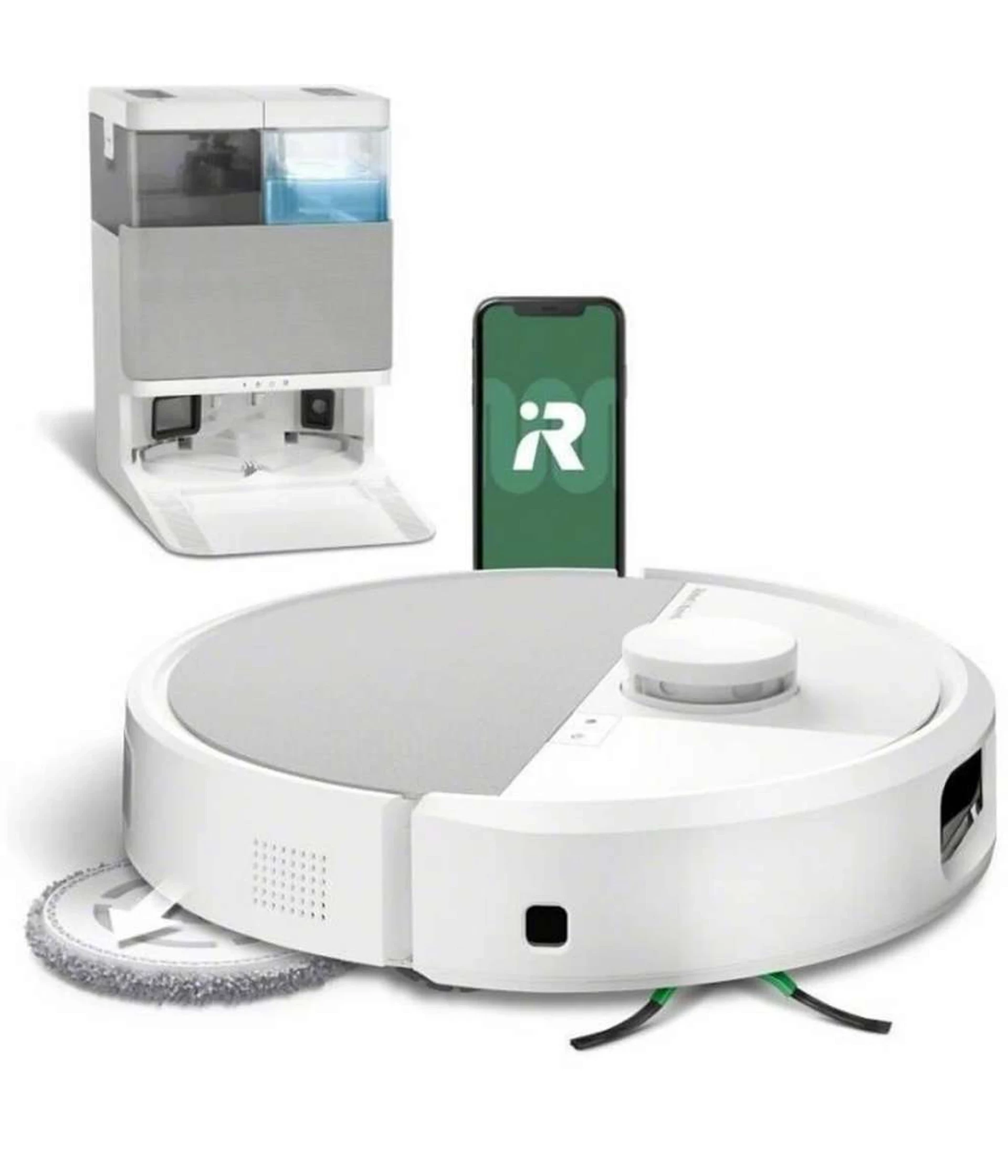 Robot usisivač sa stanicom iRobot Plus 505 Combo + AutoWash dock (White)