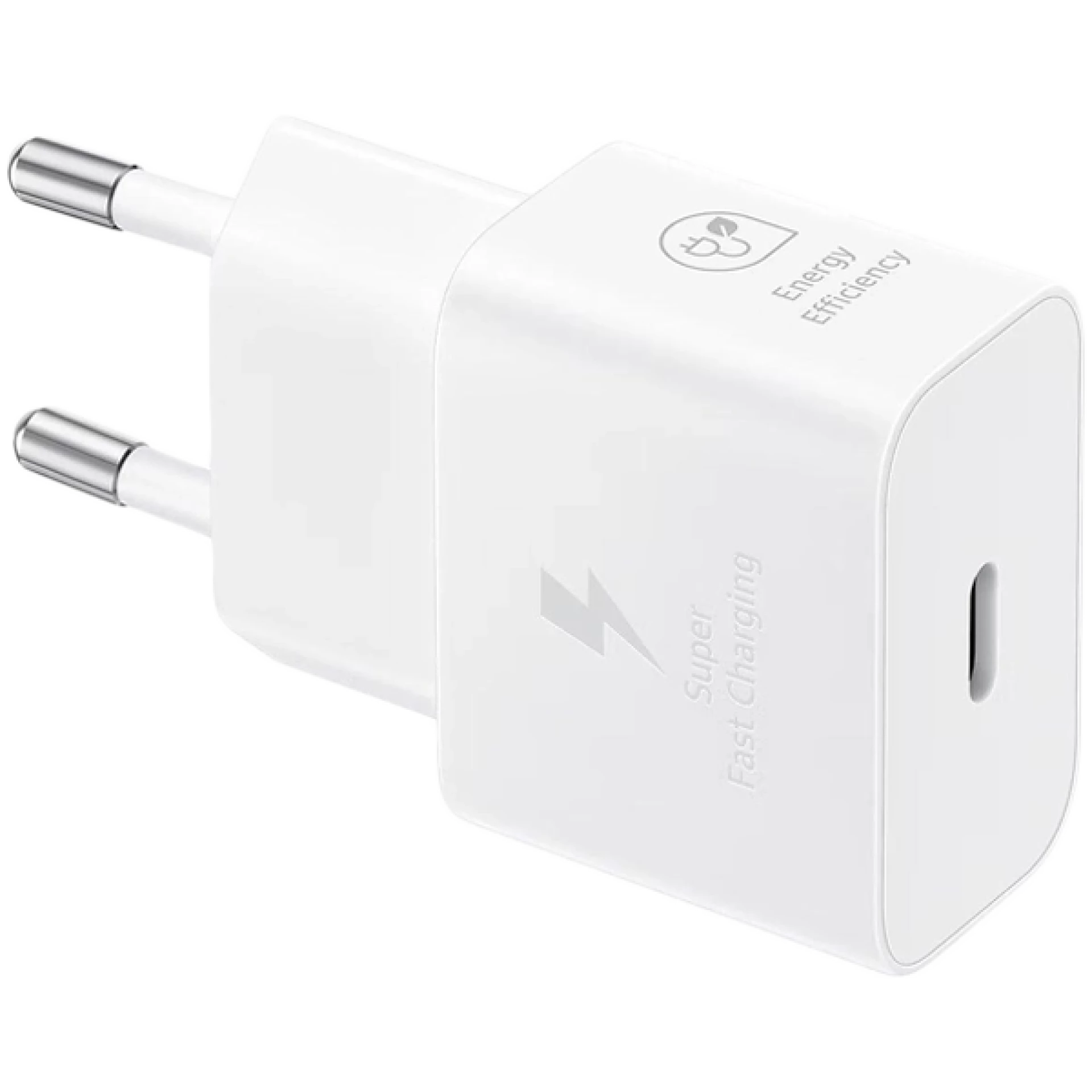 Samsung 25W Fast Charging USB-C Power Adapter White (cable included)