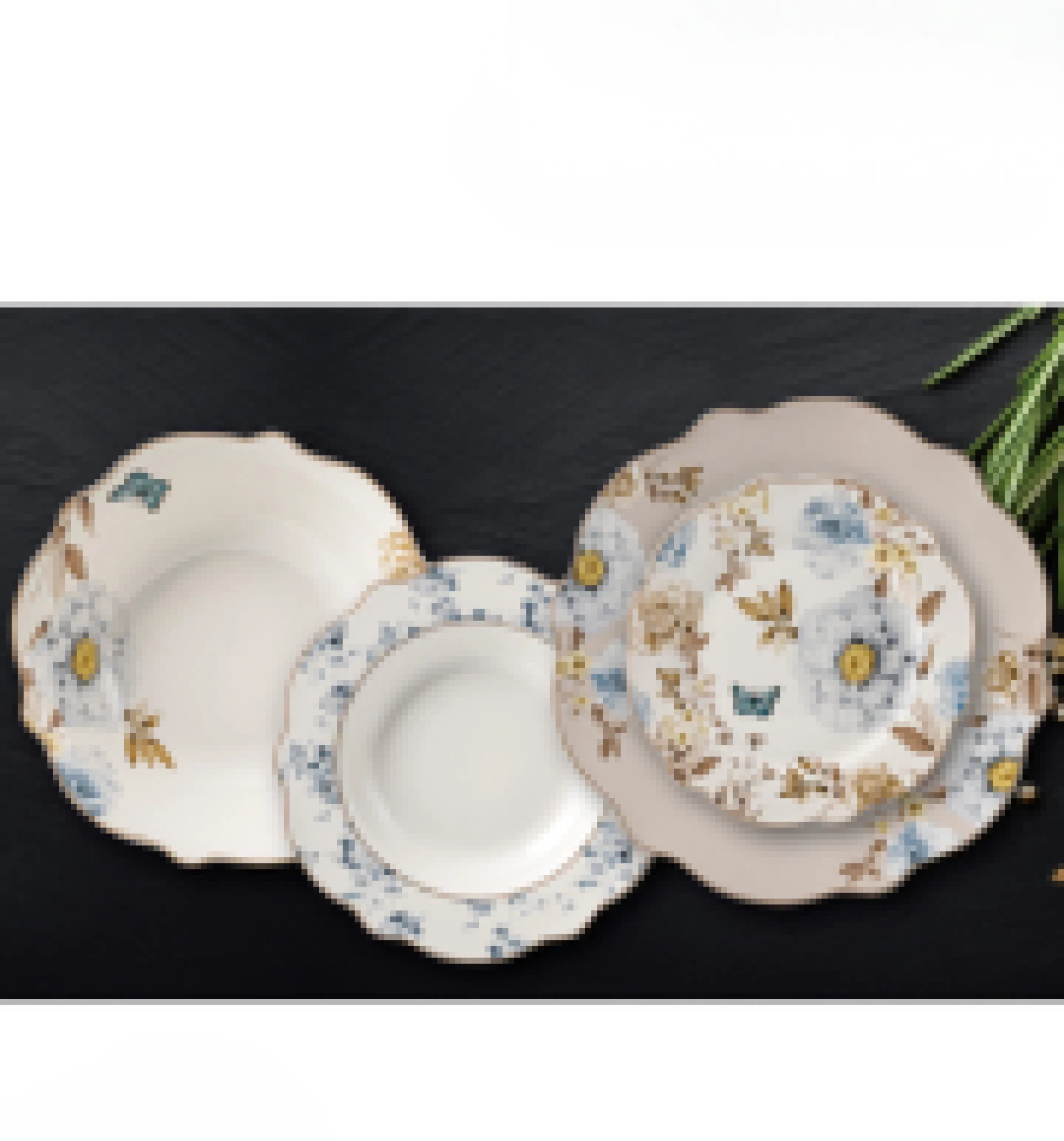 SERVIS 19/1 okrugli/dekor N.B.China #027-19 Previllage 2# K50