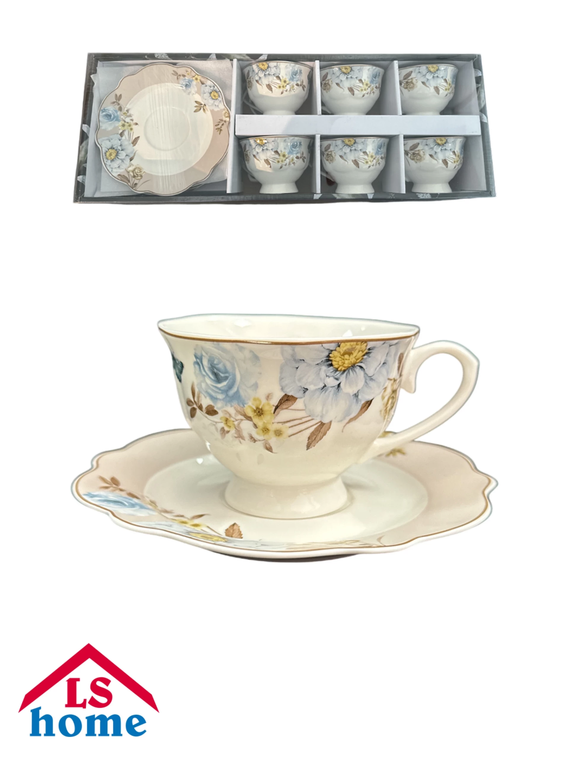 SET ŠALICA 6/1 220cc dekor N.B.China #027-12 Previllage 6# K50