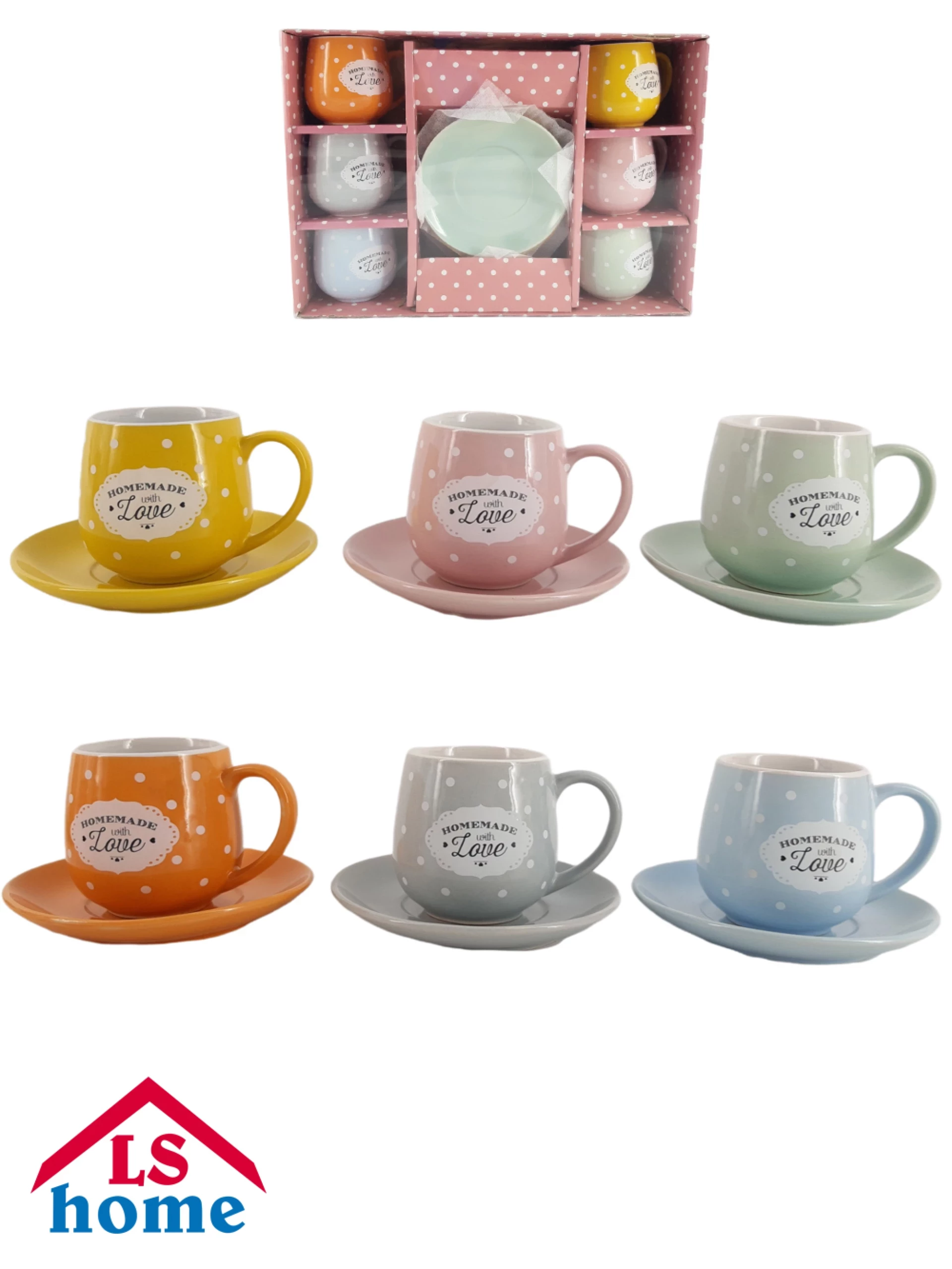 SET ŠALICA 6/1 260ml/dekor S16031 6# K50