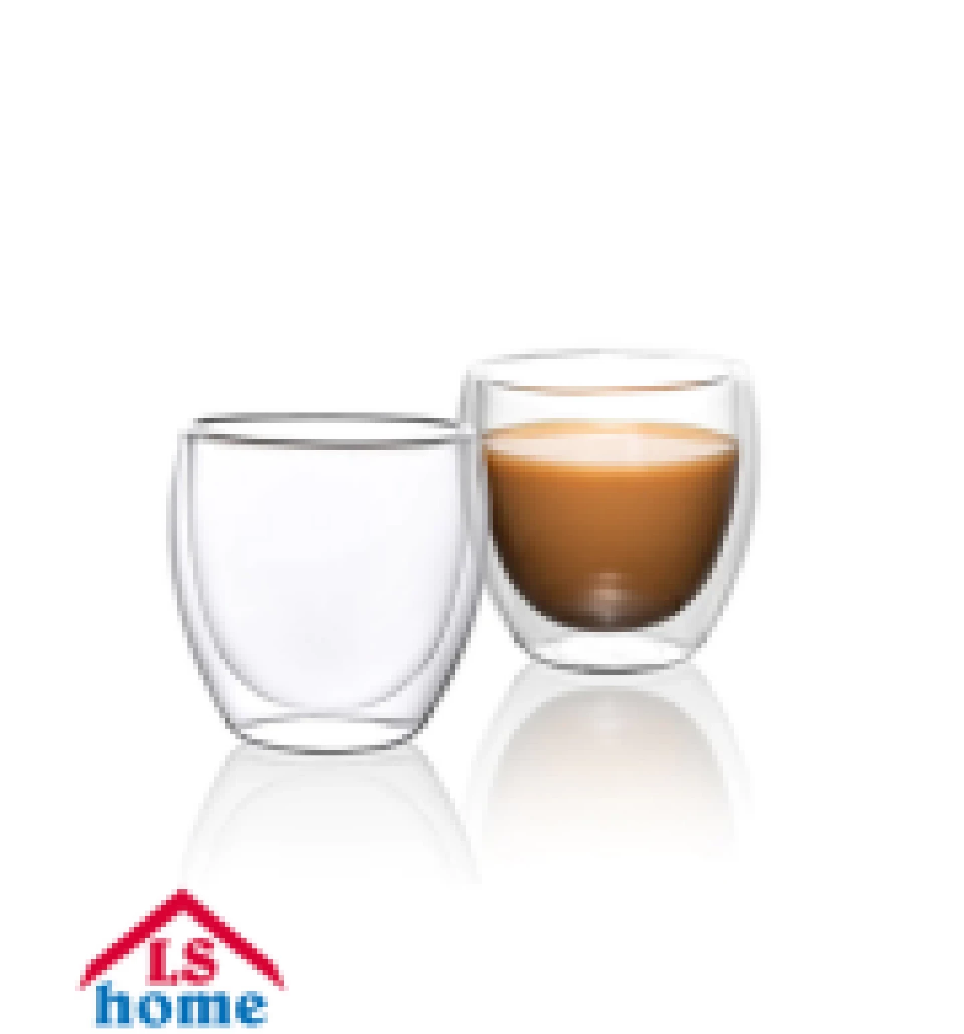 ŠOLJA 1/1 250ml/staklena/duplo dno 20106-169/S0001-02 48# K50