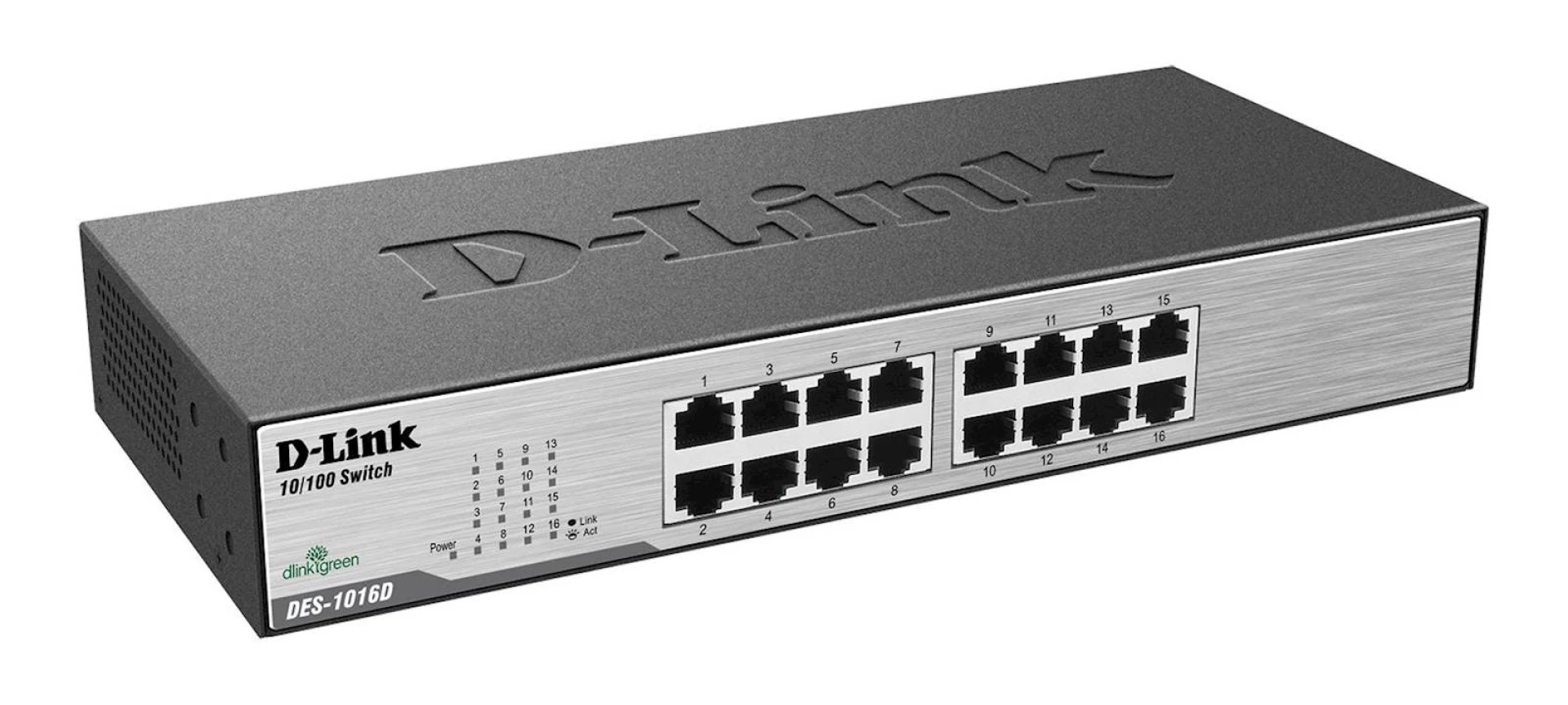 Switch DLINK 16-Port Fast Ethernet Unmnged Desktop