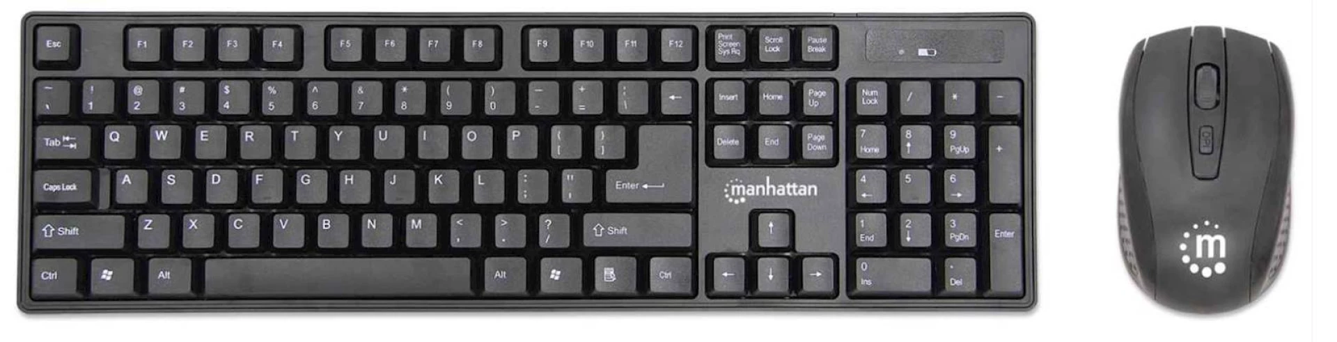 Tastatura i miš MANHATTAN WL BHS LAYOUT