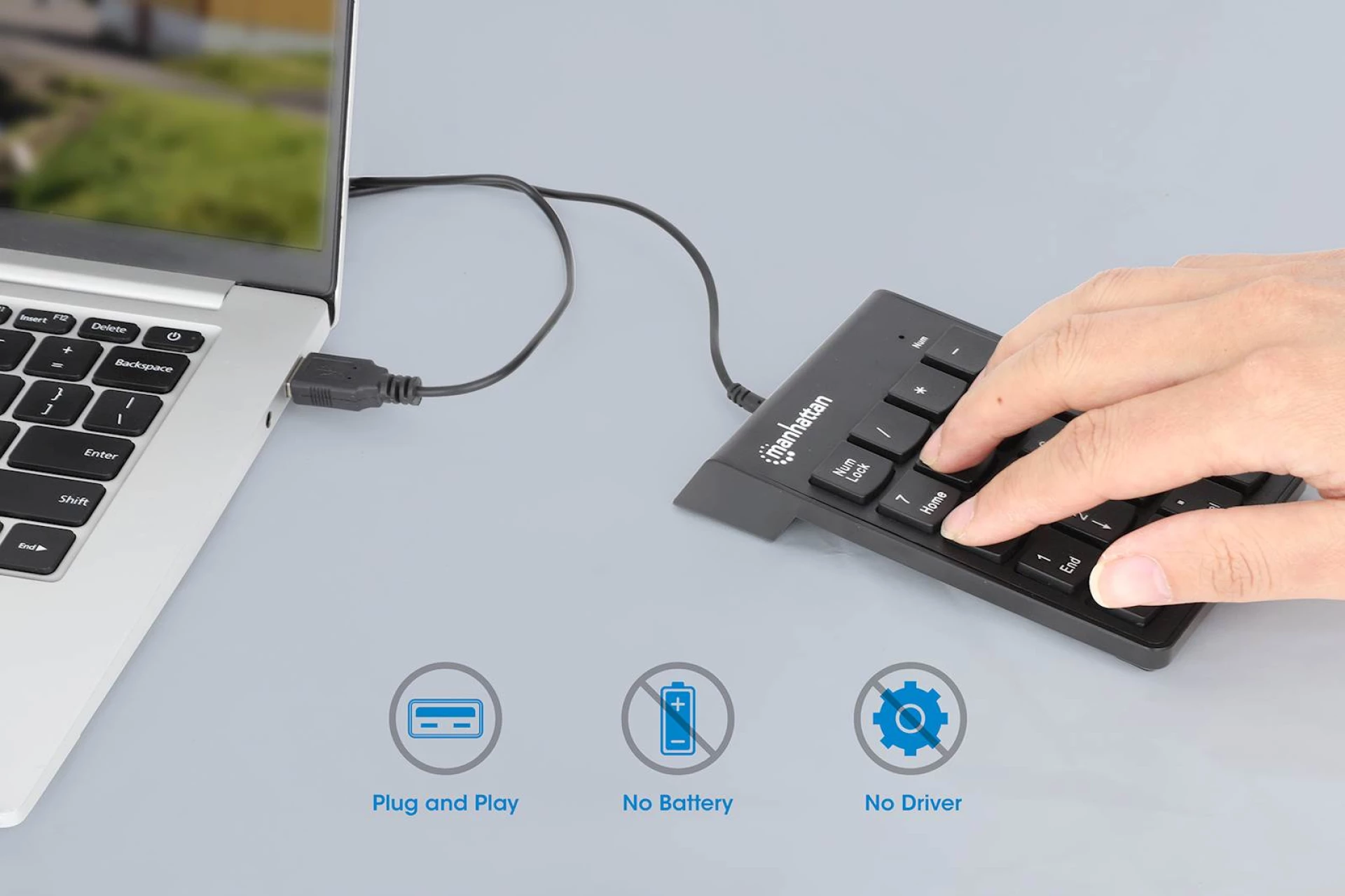 Tastatura numerička MANHATTN žična