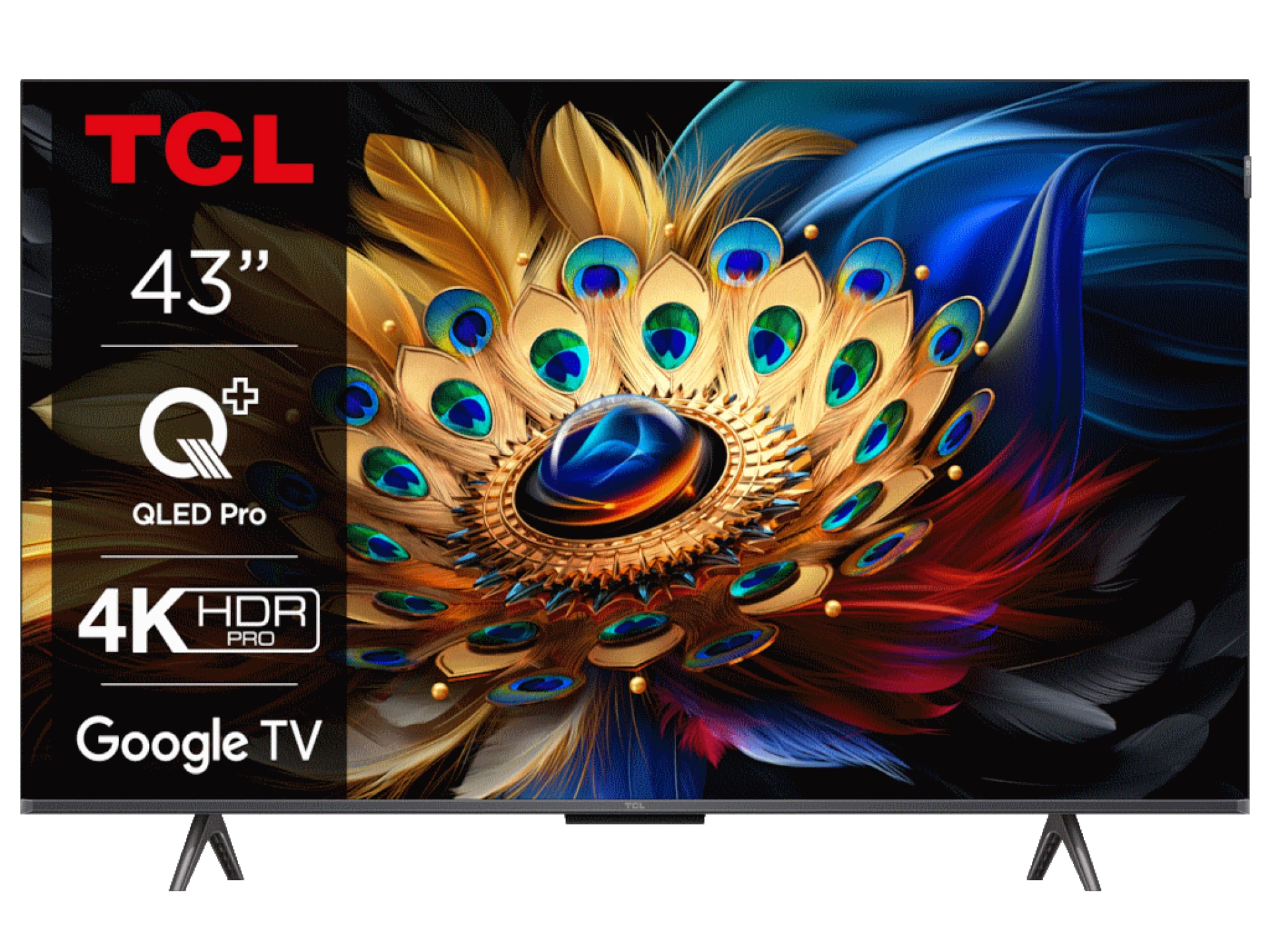 TCL 43"C655 4K QLED TVMotion Clarity 120HZ Google TVHDMI 2.1; 2.0 ONKYO Dolby Atmos