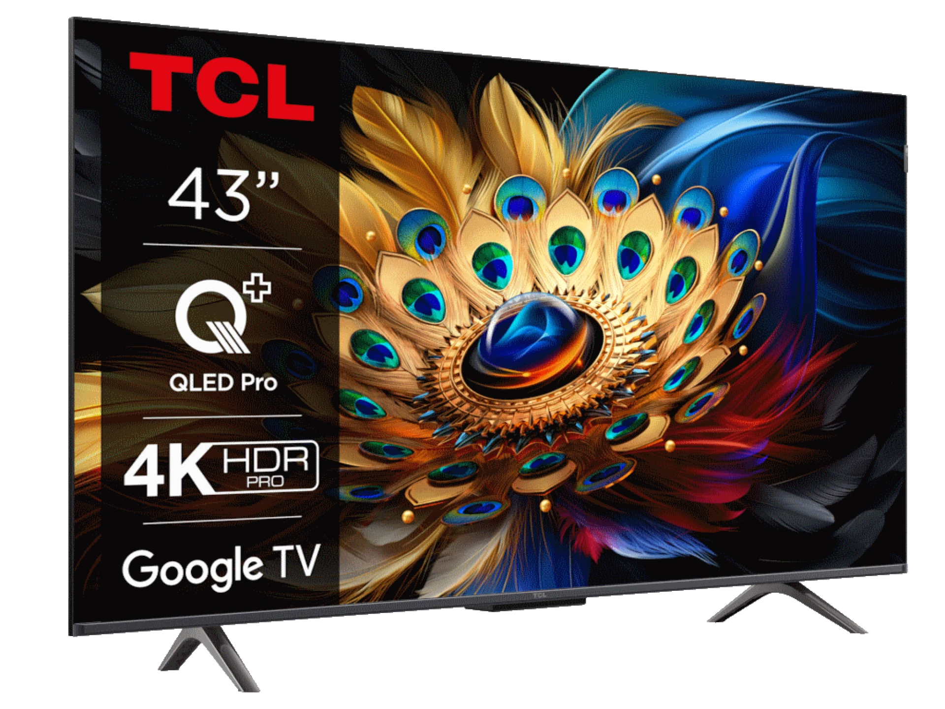 TCL 43"C655 4K QLED TVMotion Clarity 120HZ Google TVHDMI 2.1; 2.0 ONKYO Dolby Atmos