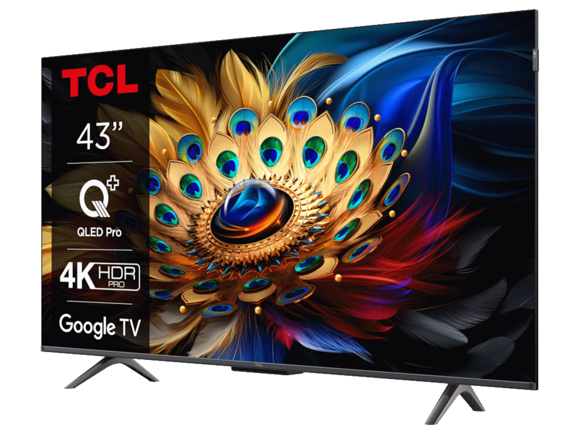 TCL 43"C655 4K QLED TVMotion Clarity 120HZ Google TVHDMI 2.1; 2.0 ONKYO Dolby Atmos