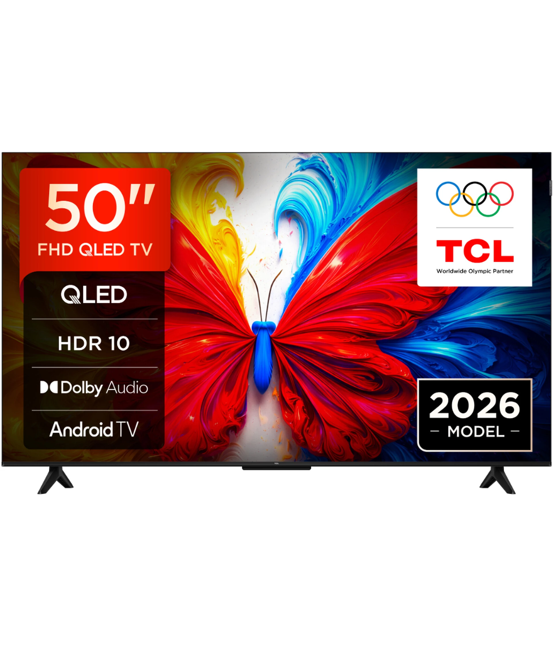 TCL 50"P7L 4K QLED Google TV60Hz, VRR, Dolby Armos;Dolby Vision, 400 nits