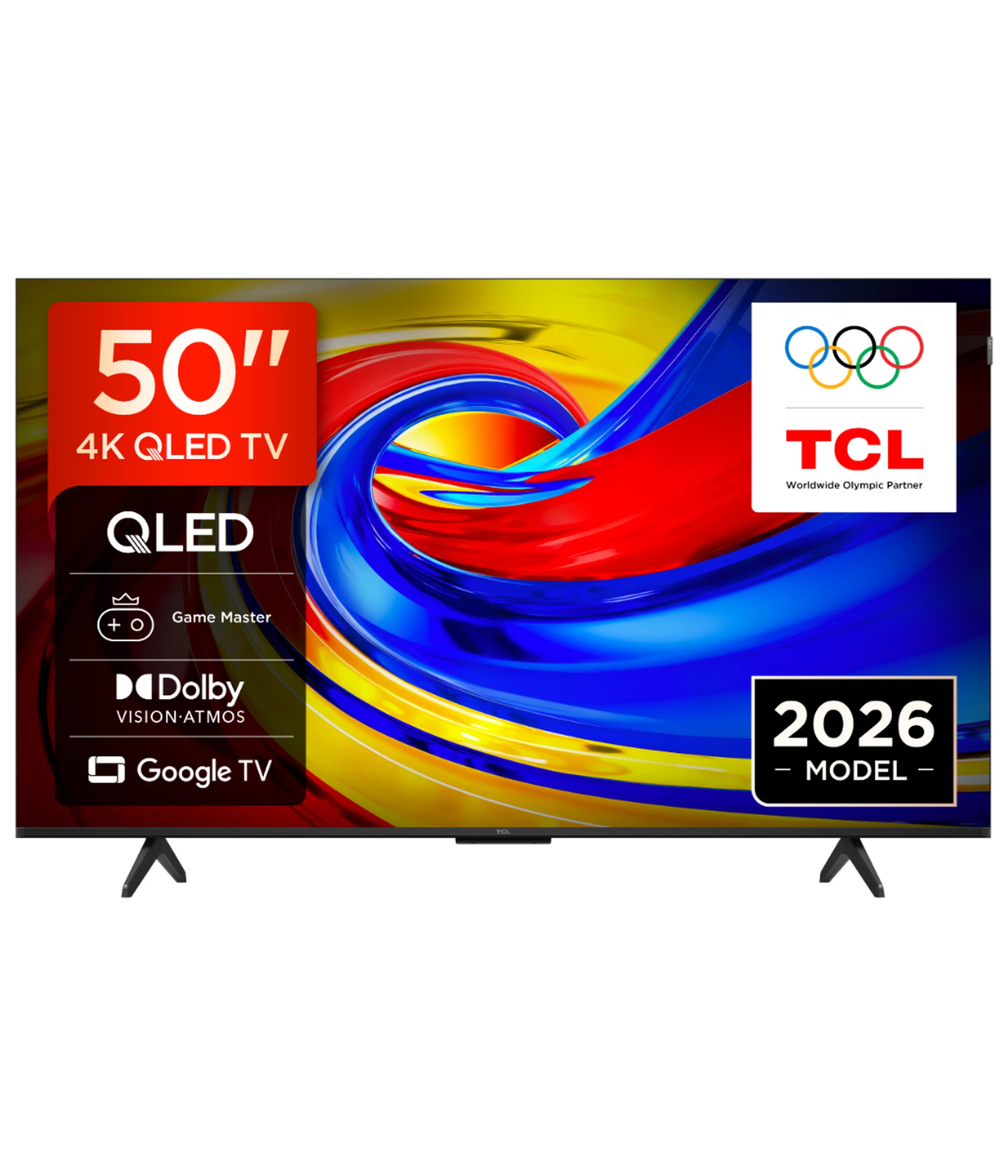 TCL 50"P7L 4K QLED Google TV60Hz, VRR, Dolby Armos;Dolby Vision, 400 nits