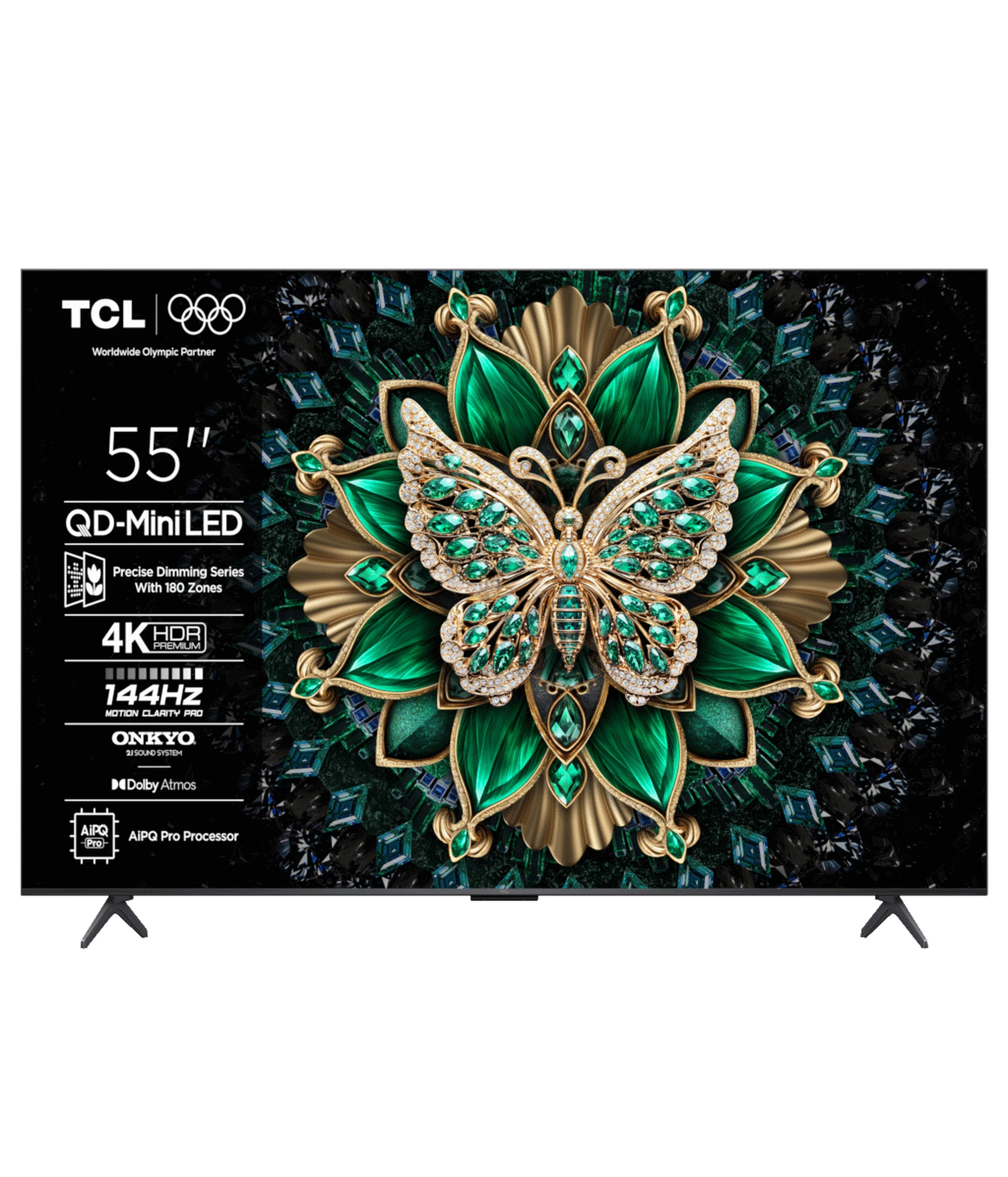 TCL 55"C6K 4K QD-Mini LED TV144Hz Google TV; Game Master;Dolby Atmos; Onkyo 2.1; HDR Premium;