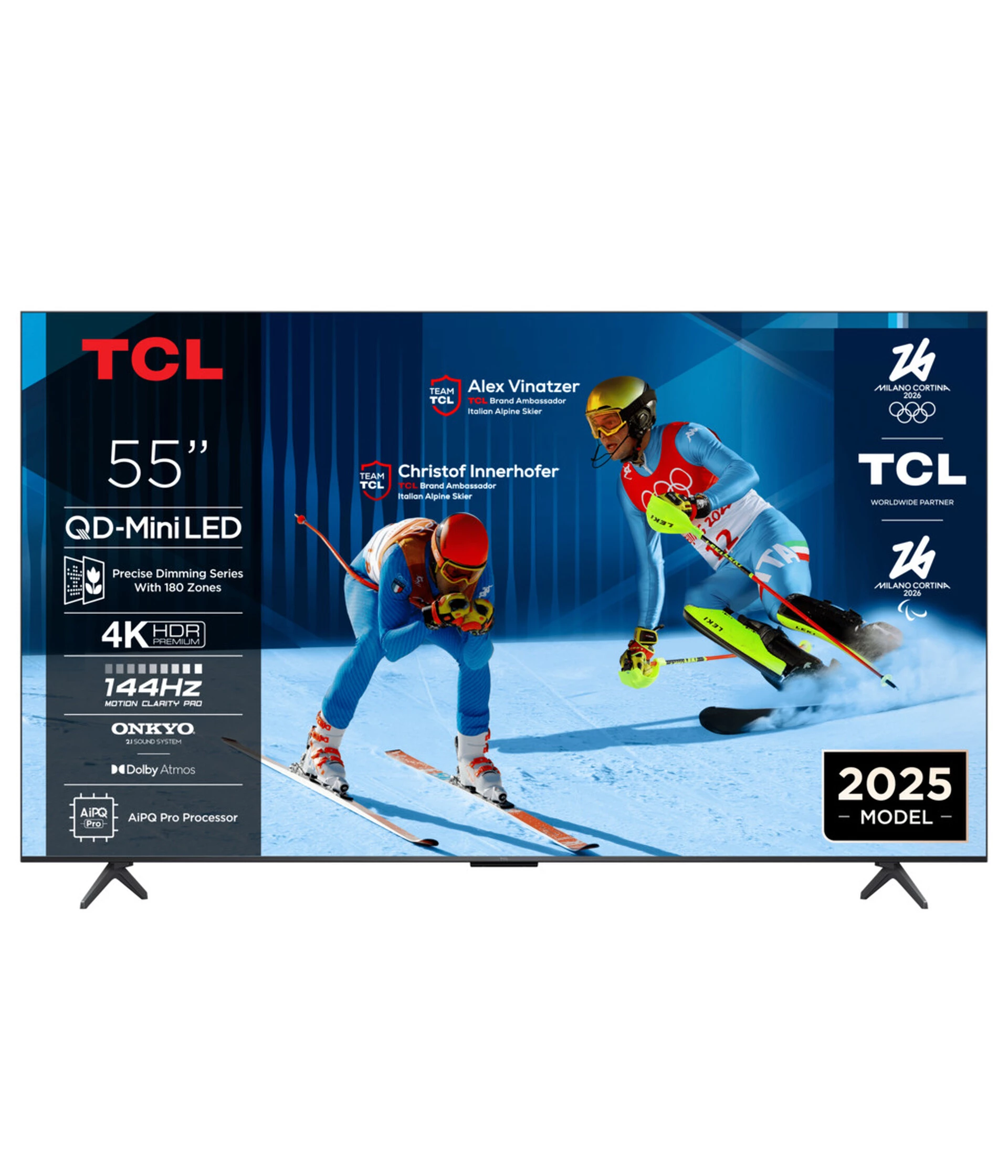 TCL 55"C6K 4K QD-Mini LED TV144Hz Google TV; Game Master;Dolby Atmos; Onkyo 2.1; HDR Premium;