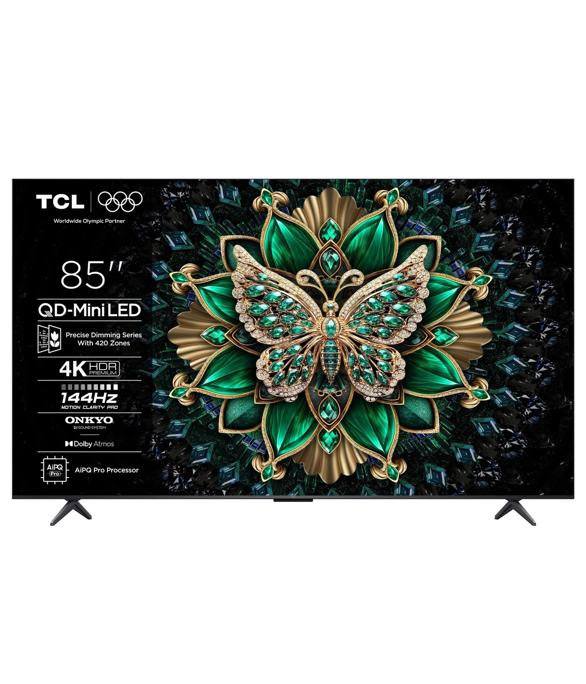 TCL 85"C6K 4K QD-Mini LED TV144Hz Google TV; Game Master;Dolby Atmos; Onkyo 2.1; HDR Premium;