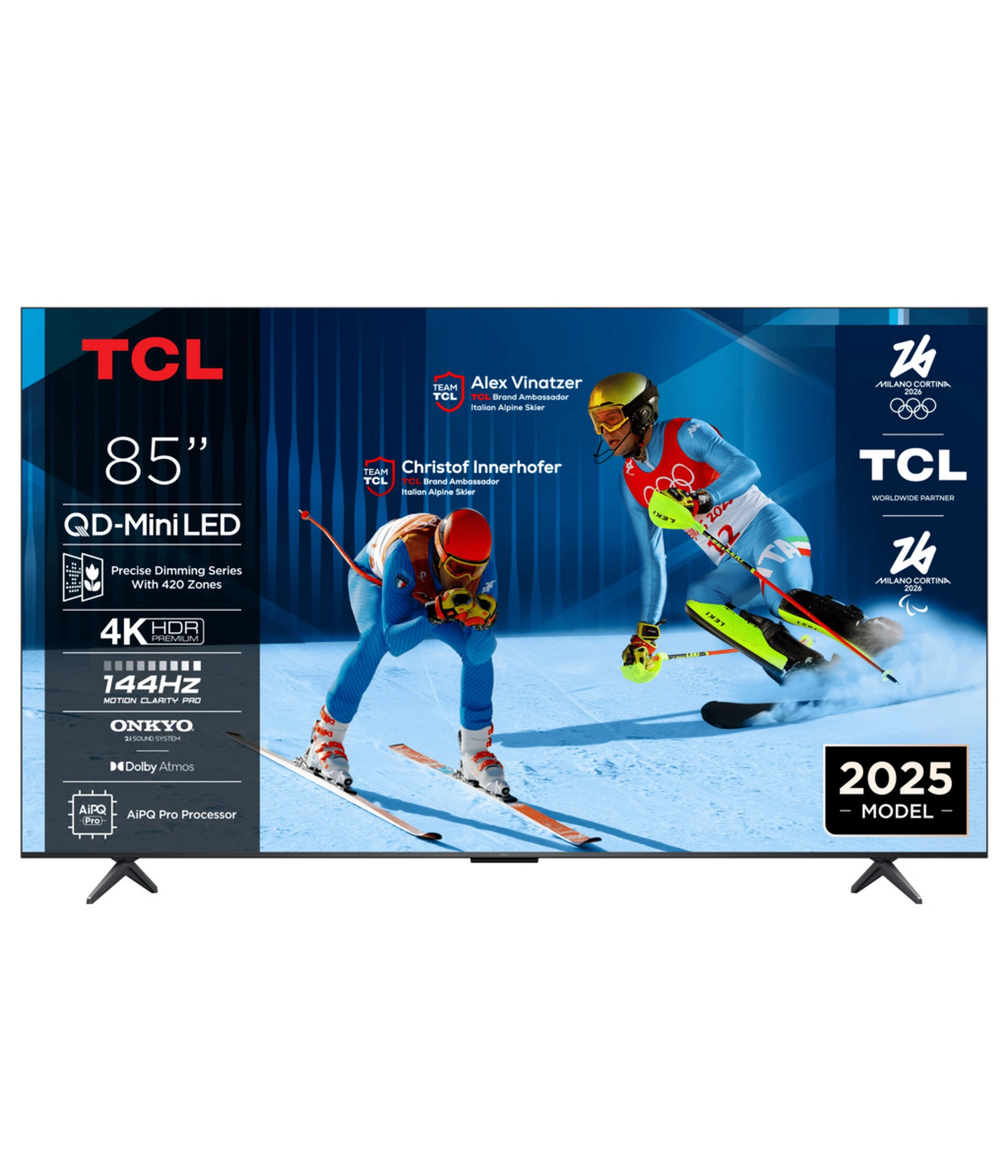 TCL 85"C6K 4K QD-Mini LED TV144Hz Google TV; Game Master;Dolby Atmos; Onkyo 2.1; HDR Premium;