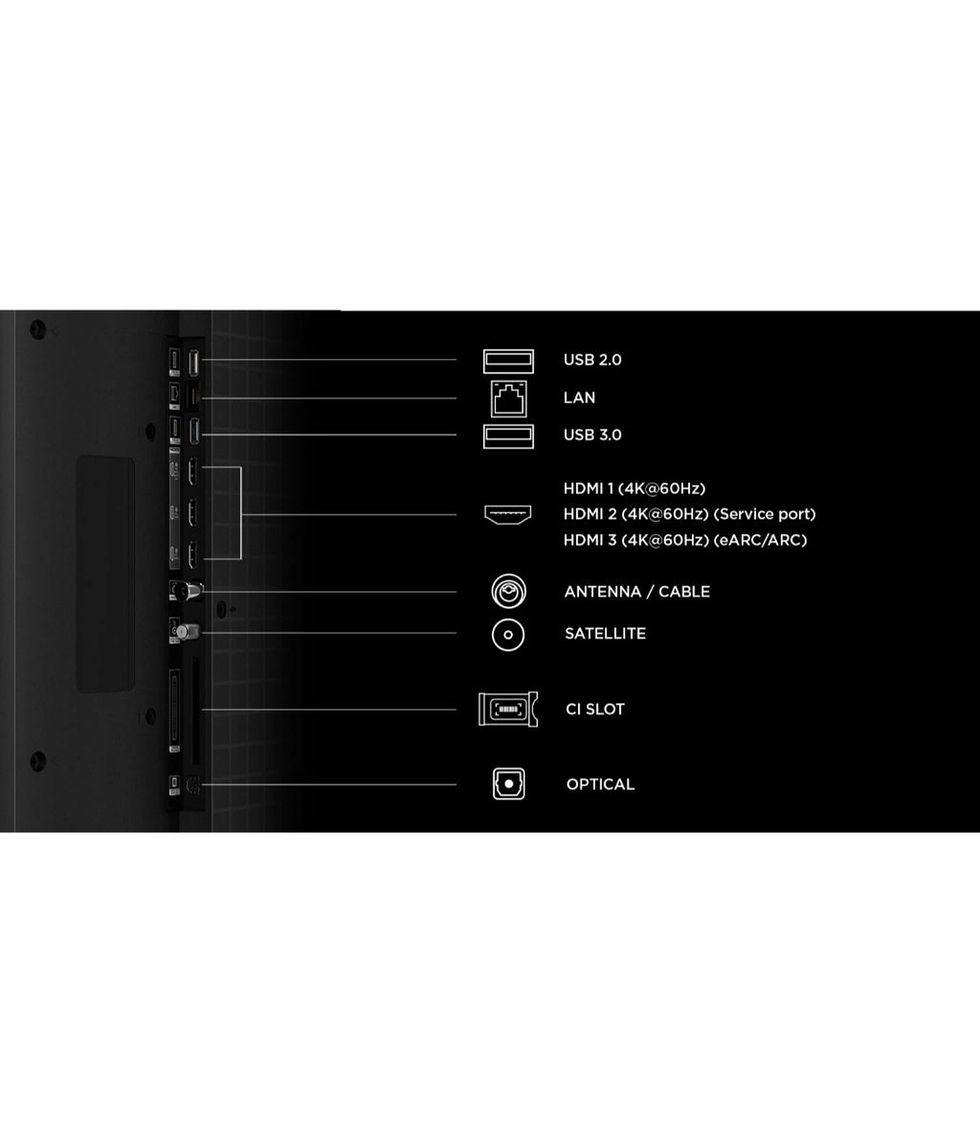 TCL 85"P7L 4K QLED Google TV;60Hz, VRR, Dolby Atmos;Dolby Vision, 450 nits; Onkyo 2.1ch