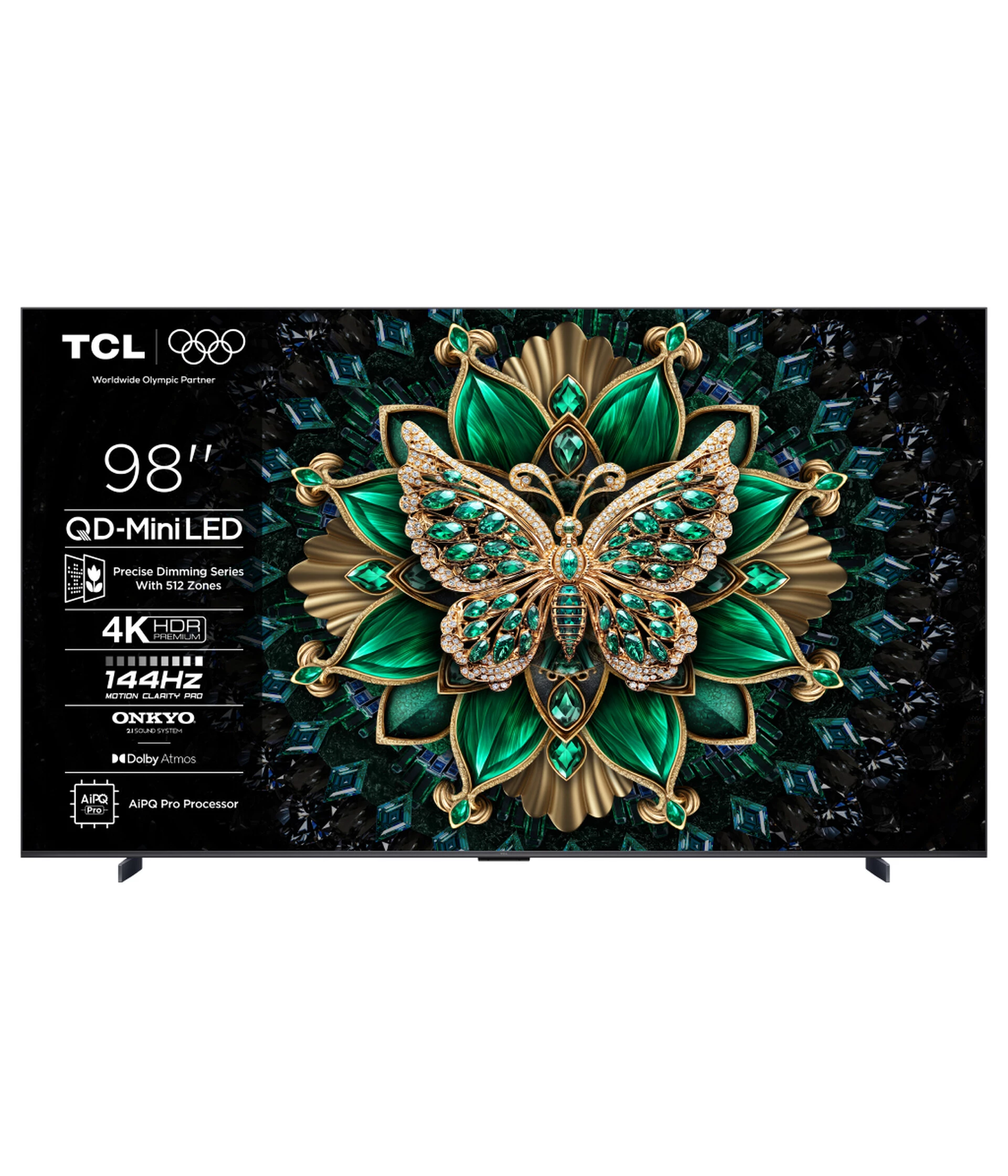 TCL 98"C6K 4K QD-Mini LED TV144Hz Google TV; Game Master;Dolby Atmos; Onkyo 2.1; HDR Premium;