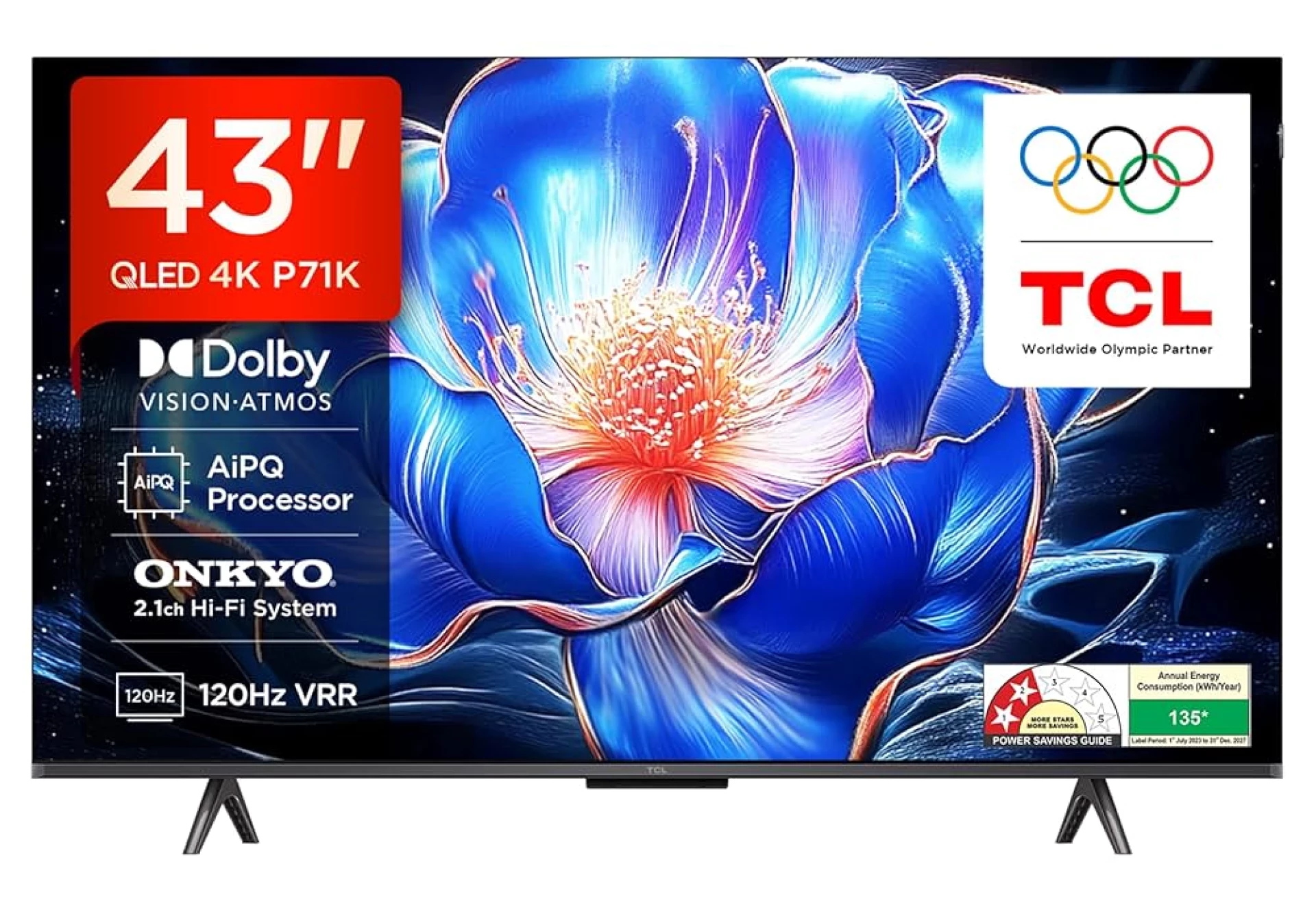 TCL TV 43P71K 4K QLED