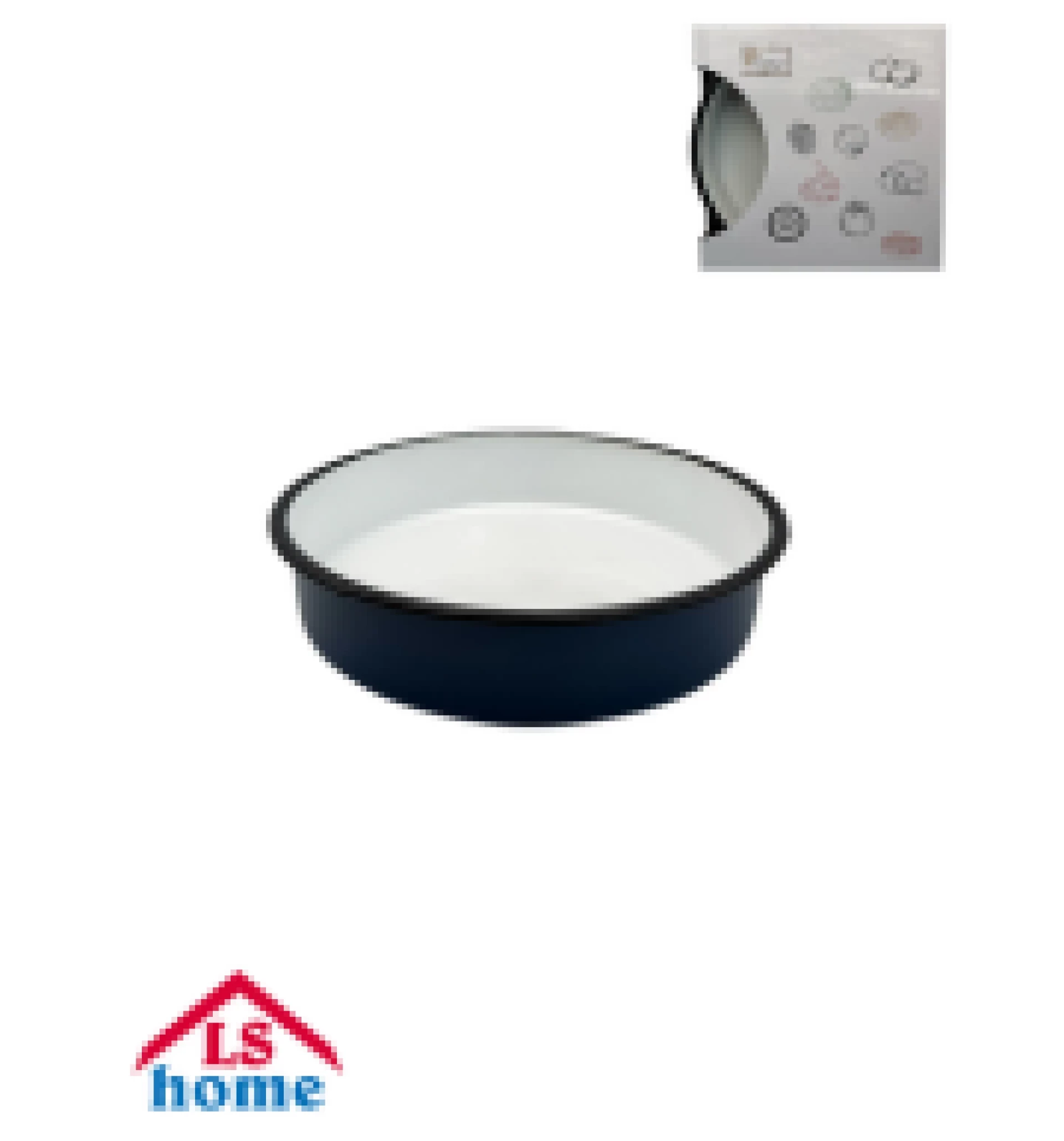 TEPSIJA 28x6cm emajl/duboka/plava/CB JM-RP28 Previllage 6# K50