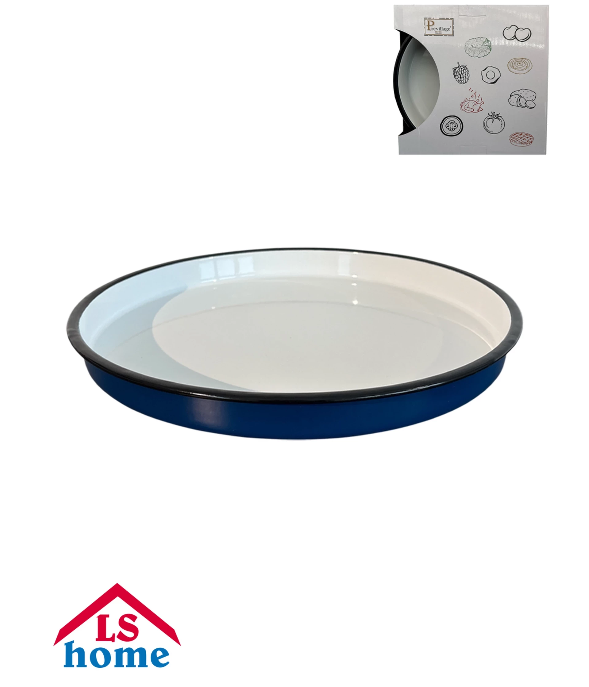 TEPSIJA 38x3,5cm emajl/plitka/plava/CB JM-RP38S Previllage 6# K50
