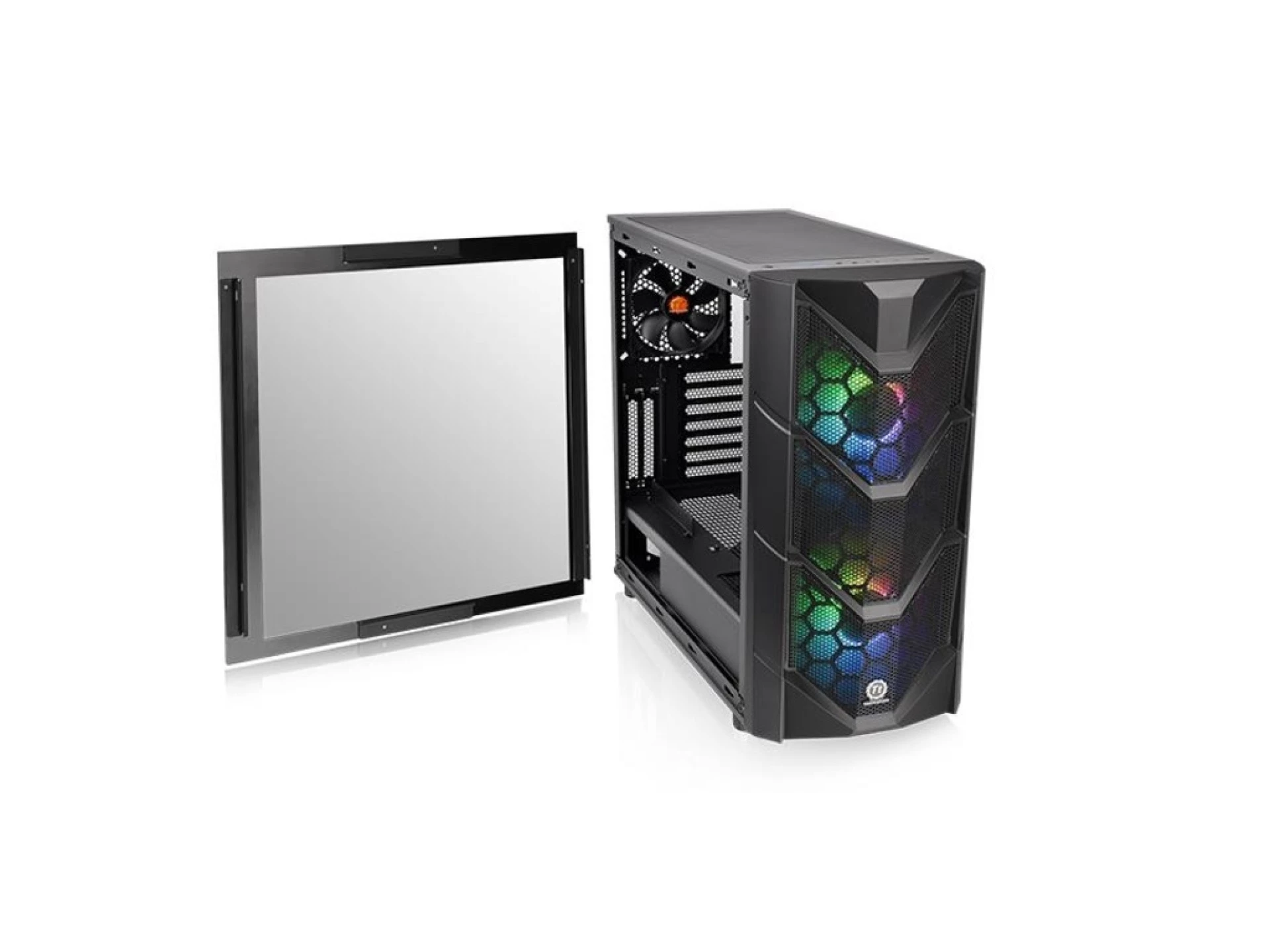 Thermaltake Commander C36 ARGBMid tower case, Tempered glass2x 200mm ARGB front fans, 1x 120mm fan